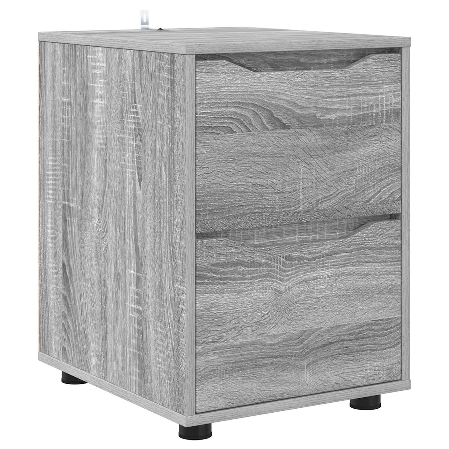 Aufbewahrungsschrank 40 x 48 x 57 cm Holzwerkstoff Sonoma-Grau