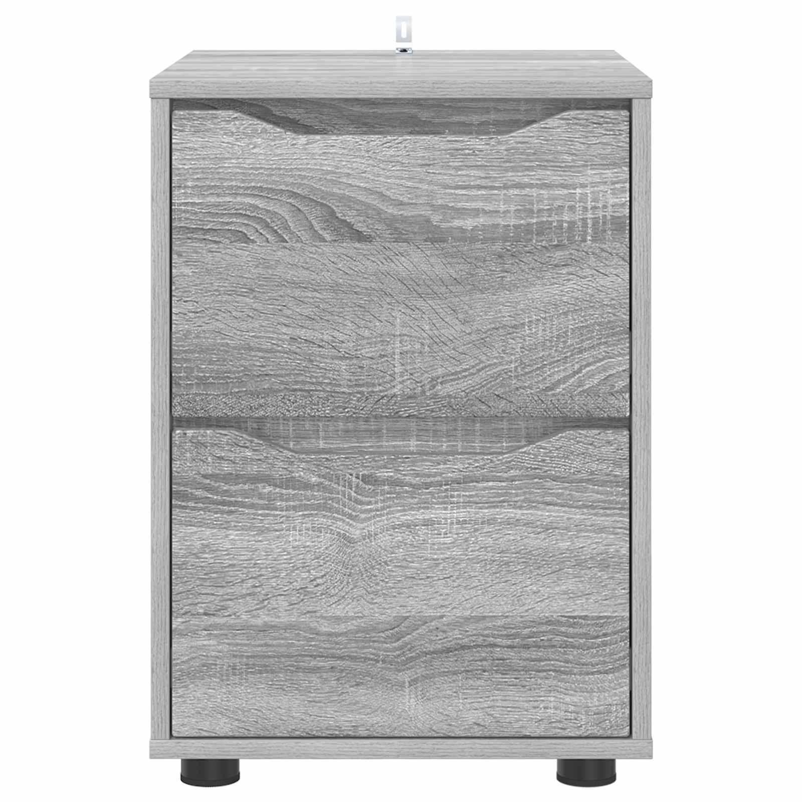 Aufbewahrungsschrank 40 x 48 x 57 cm Holzwerkstoff Sonoma-Grau