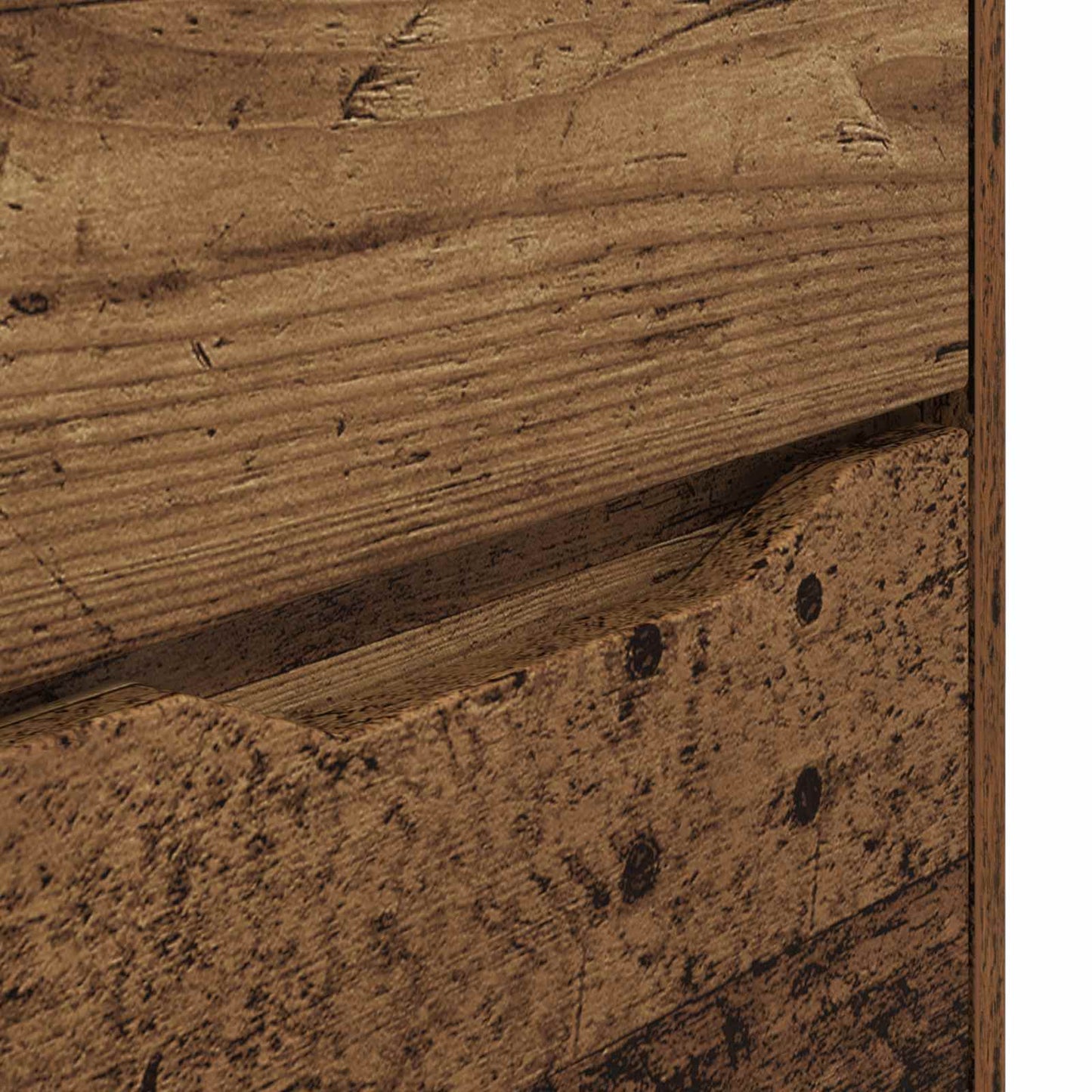 Aufbewahrungsschrank 40 x 48 x 57 cm Holzwerkstoff Altholz