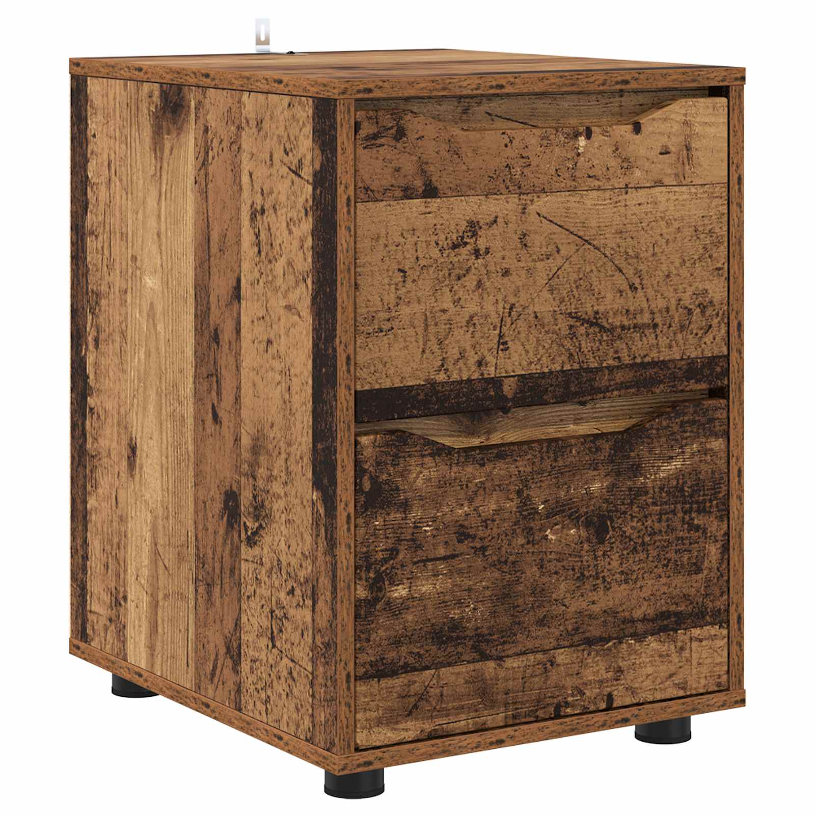 Aufbewahrungsschrank 40 x 48 x 57 cm Holzwerkstoff Altholz