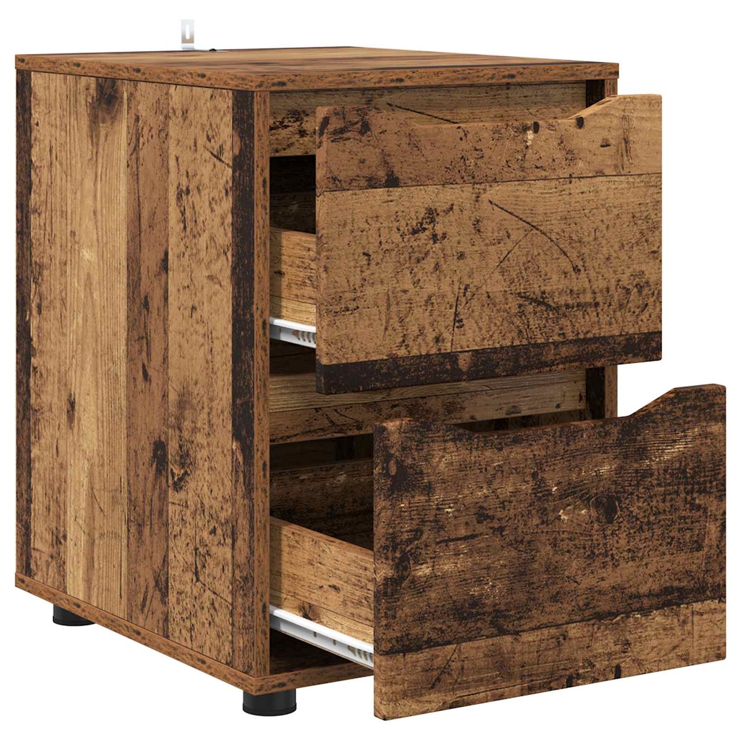 Aufbewahrungsschrank 40 x 48 x 57 cm Holzwerkstoff Altholz