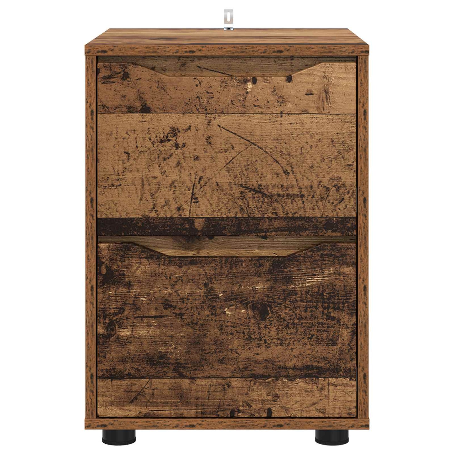 Aufbewahrungsschrank 40 x 48 x 57 cm Holzwerkstoff Altholz