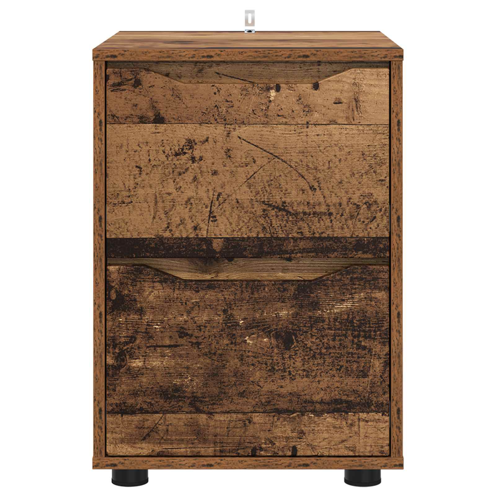 Aufbewahrungsschrank 40 x 48 x 57 cm Holzwerkstoff Altholz