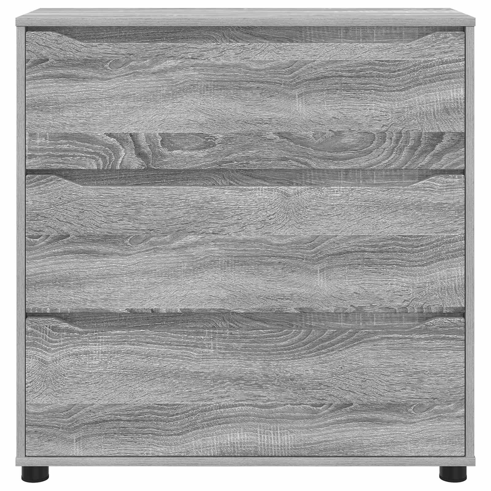 Aufbewahrungsschrank 80 x 31 x 81 cm Holzwerkstoff Sonoma-Grau