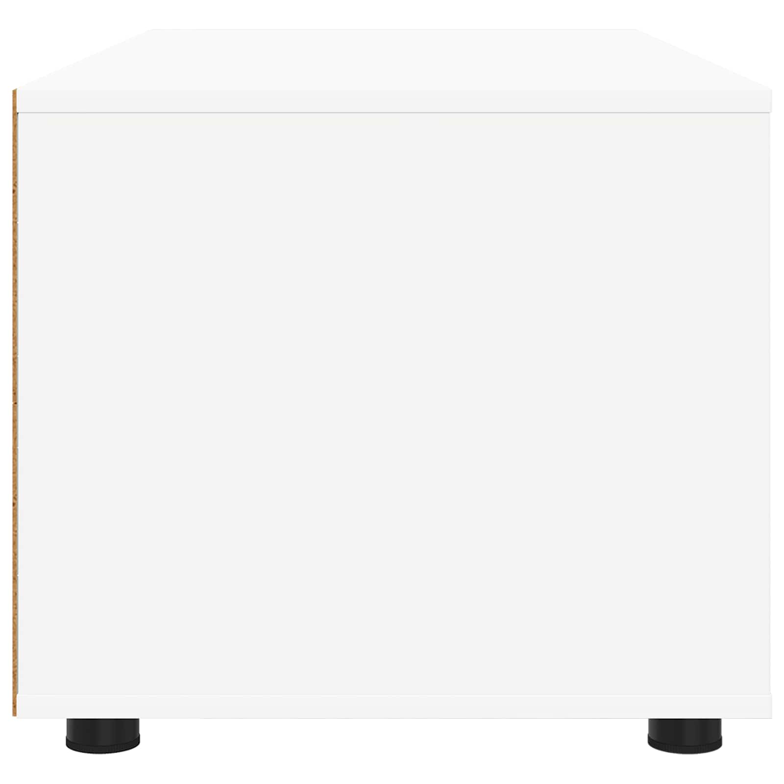 TV-Schränk 100 x 48 x 43 cm Weiß Holzwerkstoff