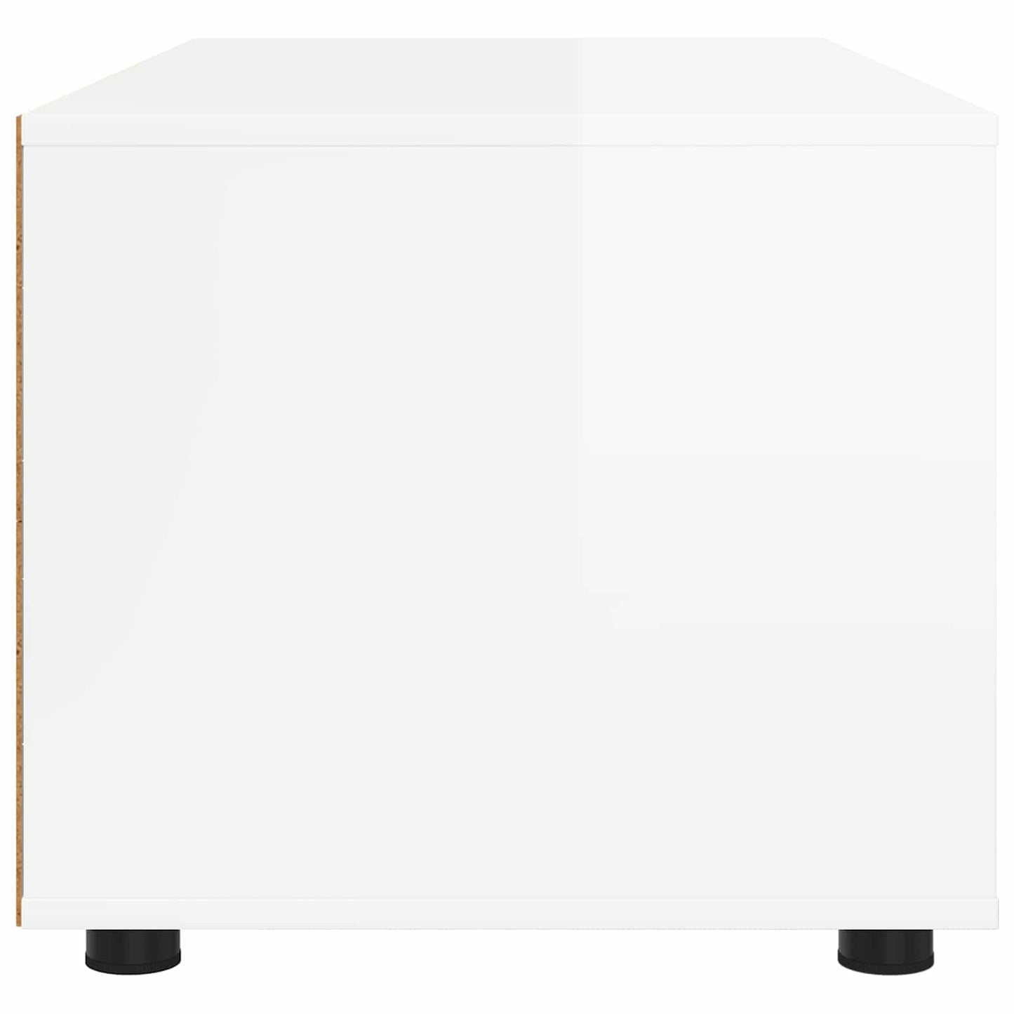 TV-Schränk 100 x 48 x 43 cm Hochglanz Weiß Holzwerkstoff
