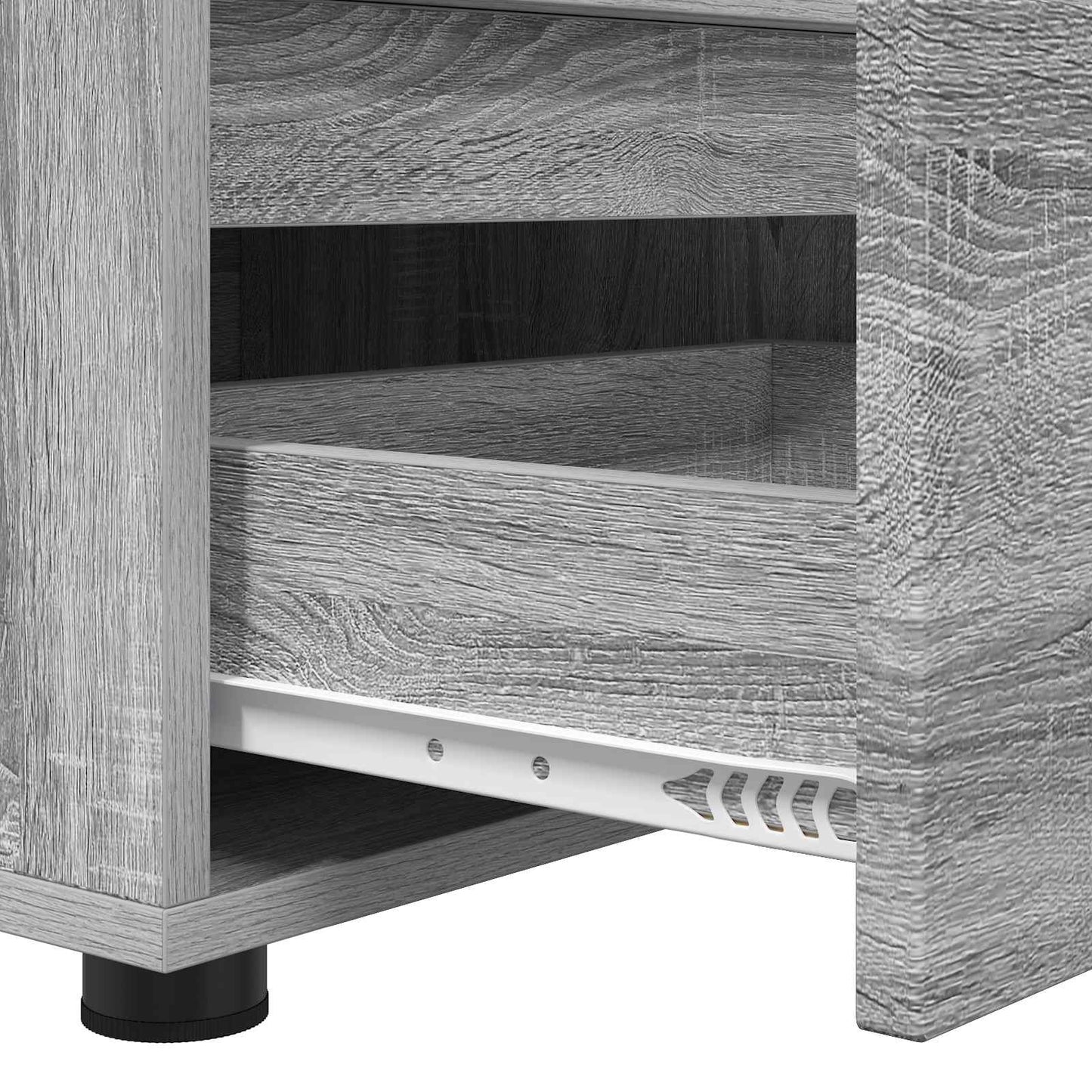 TV-Schränk 100 x 48 x 43 cm Graues Sonoma Holzwerkstoff