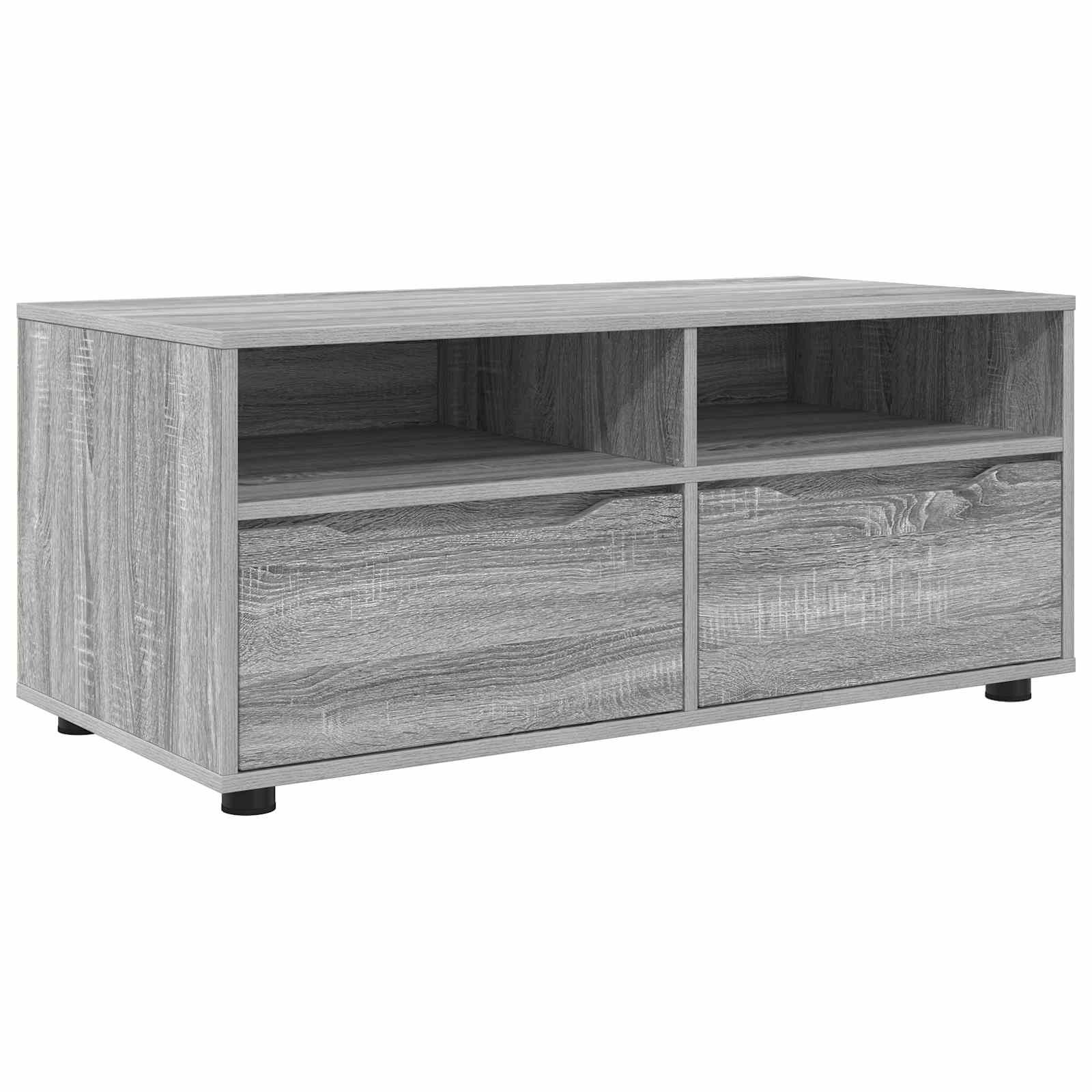 TV-Schränk 100 x 48 x 43 cm Graues Sonoma Holzwerkstoff