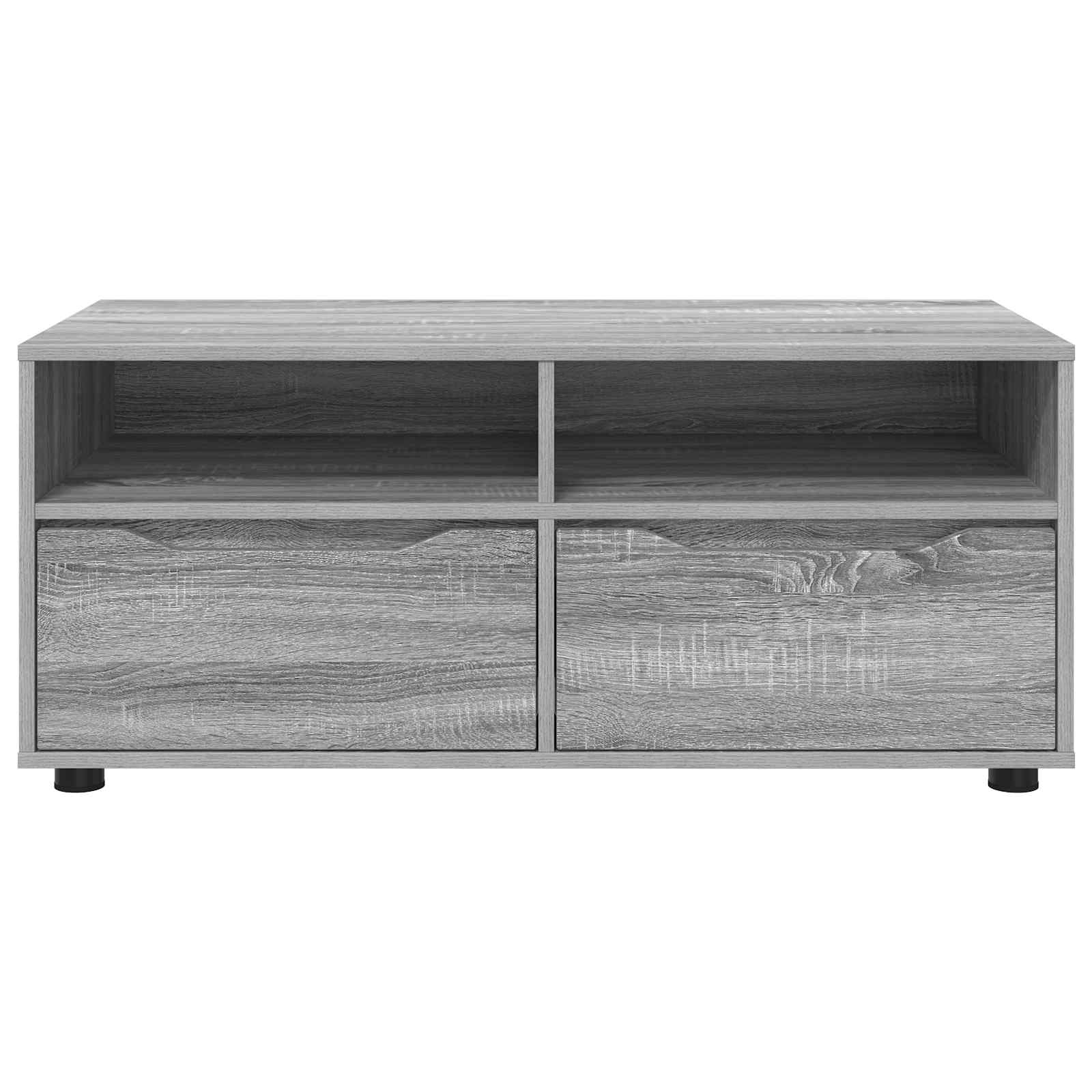 TV-Schränk 100 x 48 x 43 cm Graues Sonoma Holzwerkstoff
