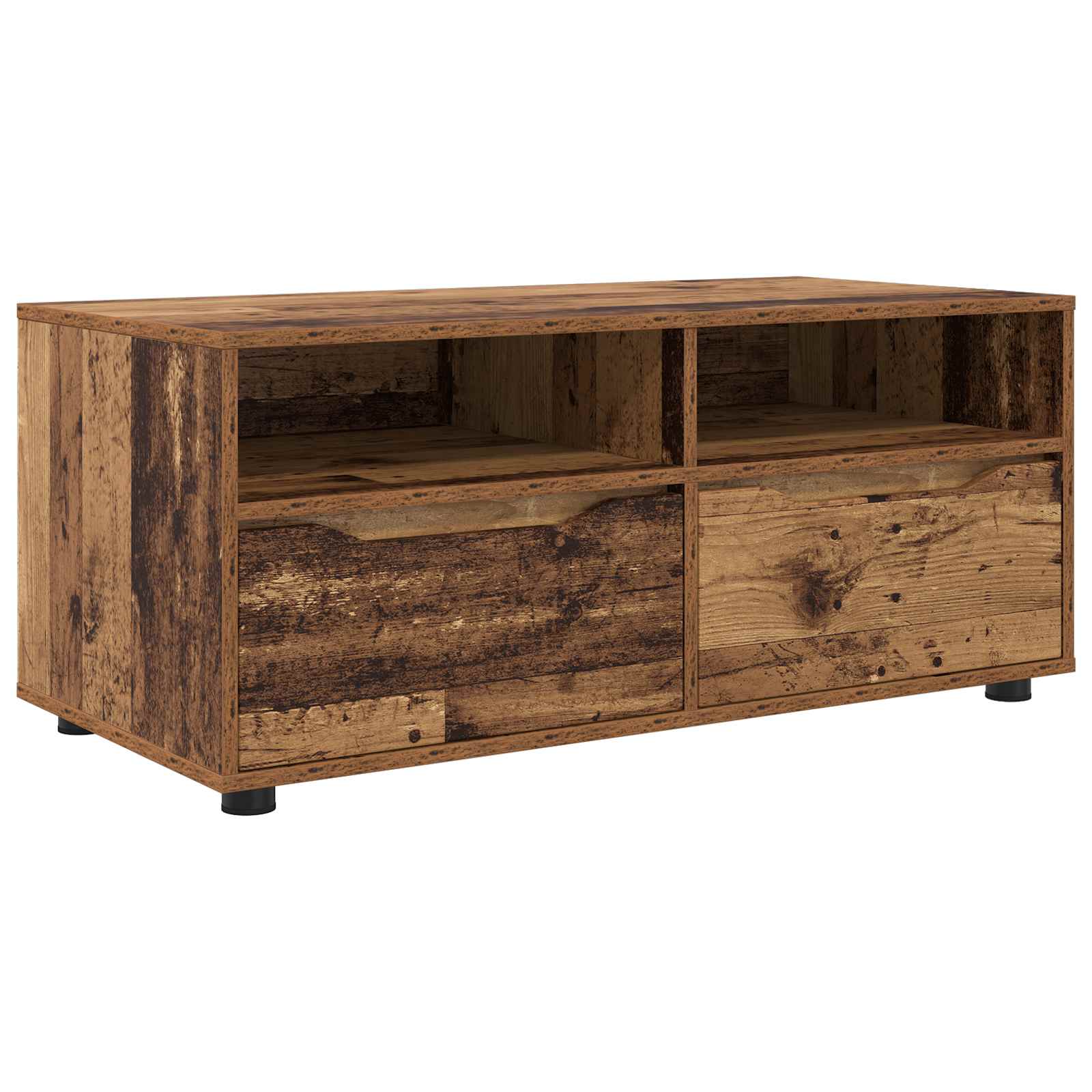TV-Schränk 100 x 48 x 43 cm Altholz Holzwerkstoff