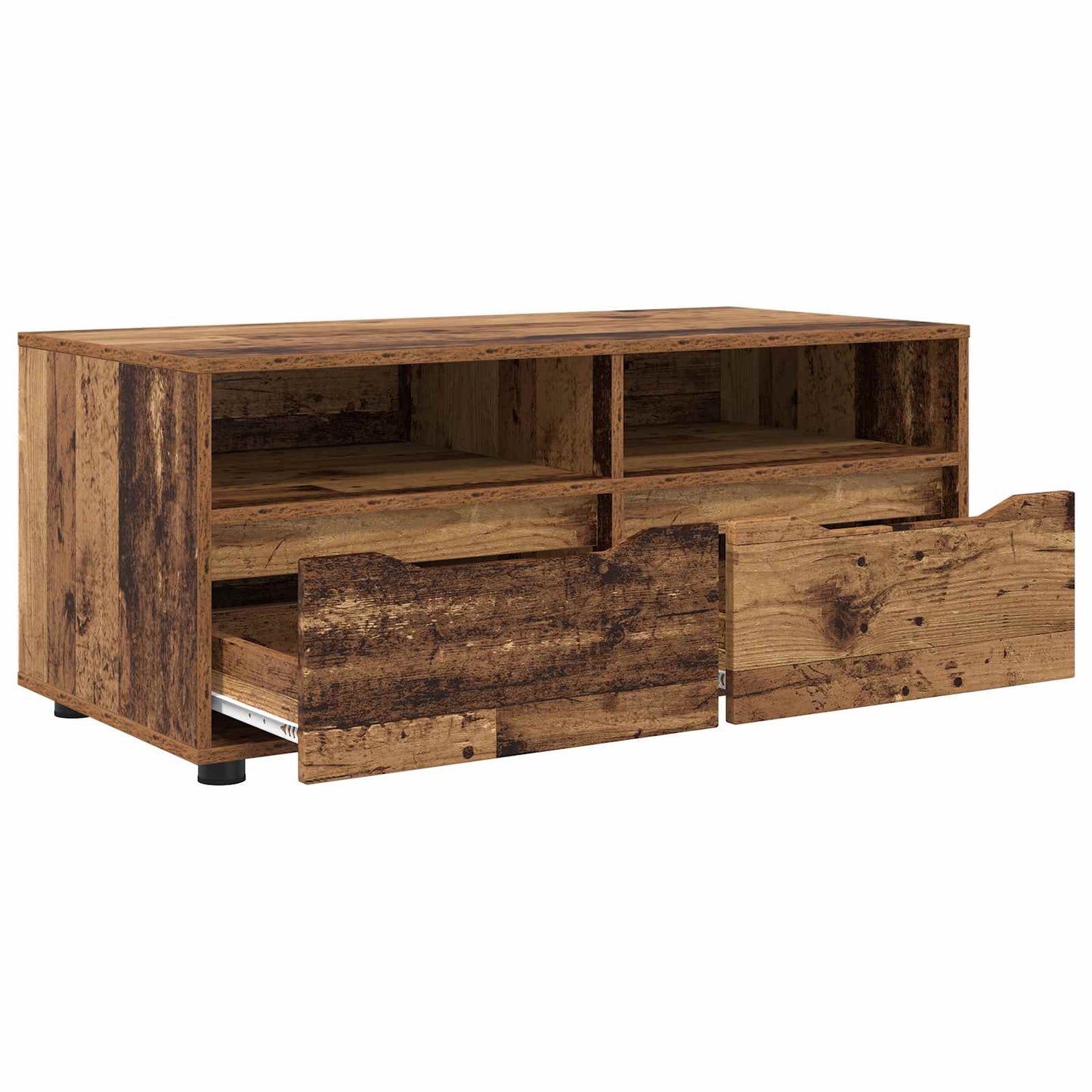 TV-Schränk 100 x 48 x 43 cm Altholz Holzwerkstoff