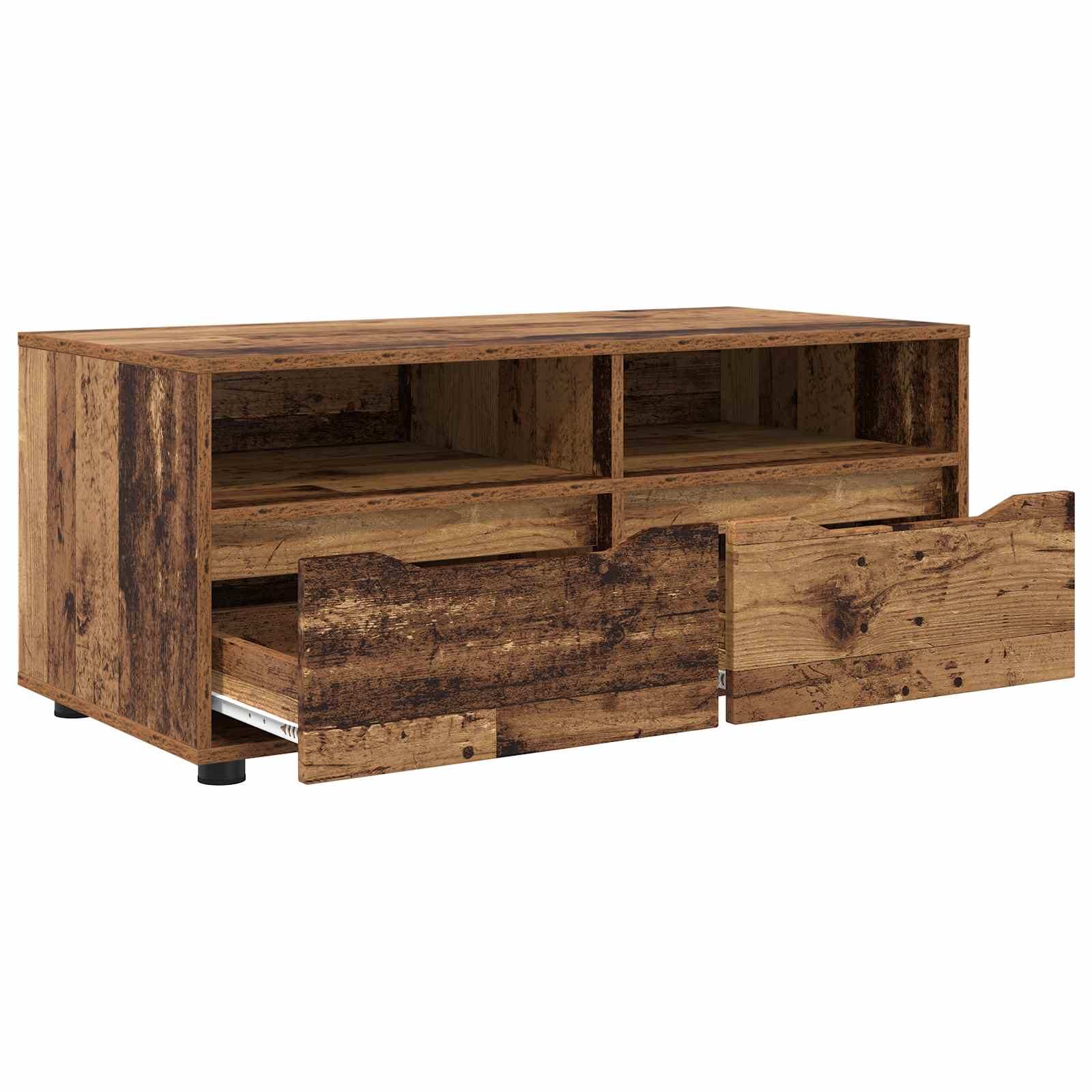 TV-Schränk 100 x 48 x 43 cm Altholz Holzwerkstoff