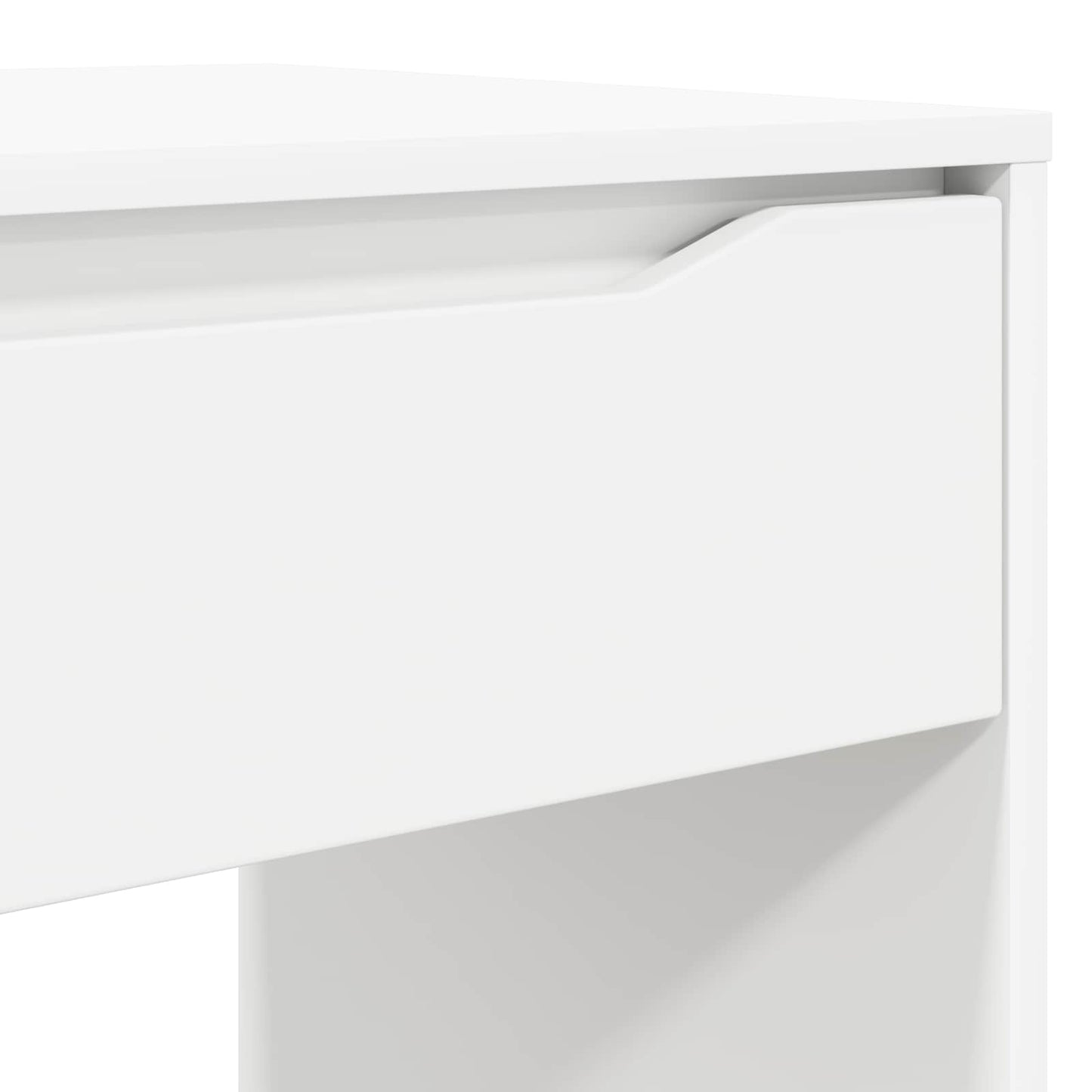 Schreibtisch mit Schubladen Weiß 100 x 50 x 78 cm Holzwerkstoff