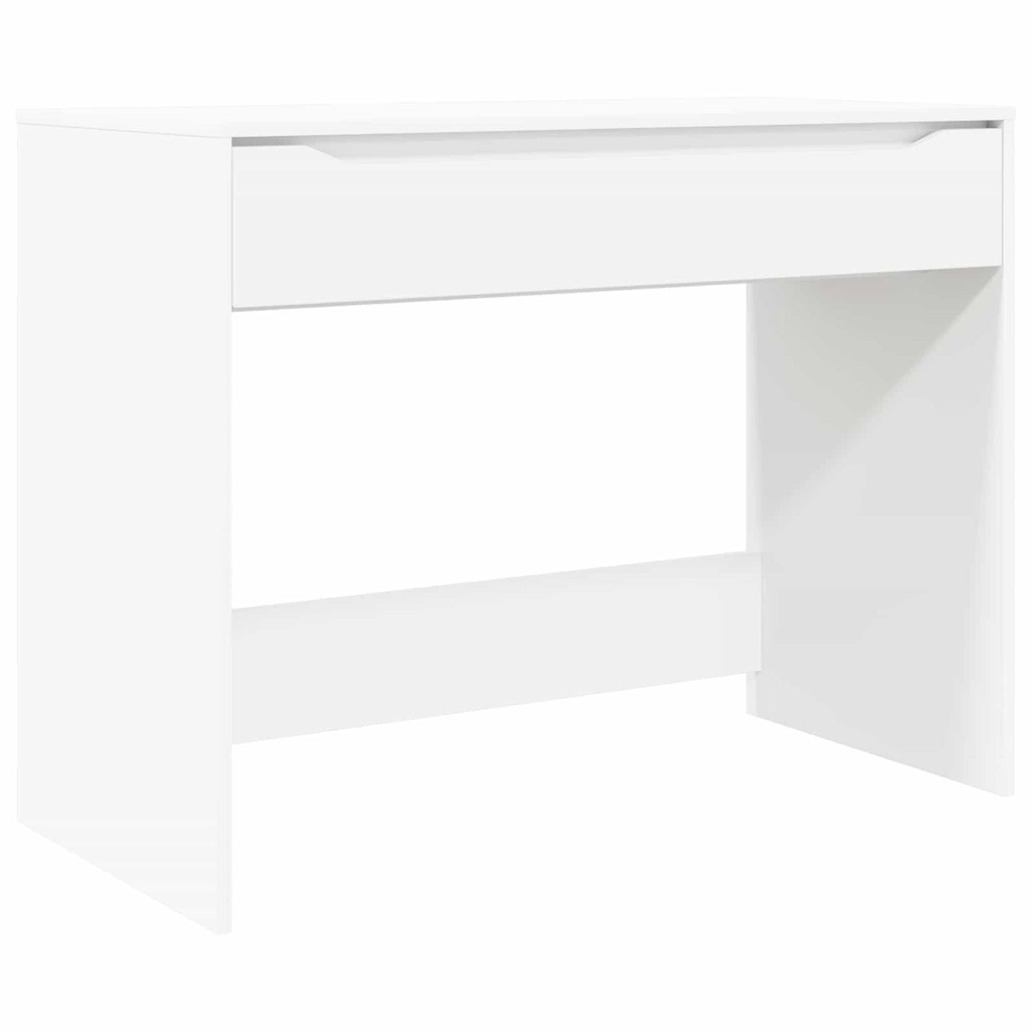 Schreibtisch mit Schubladen Weiß 100 x 50 x 78 cm Holzwerkstoff