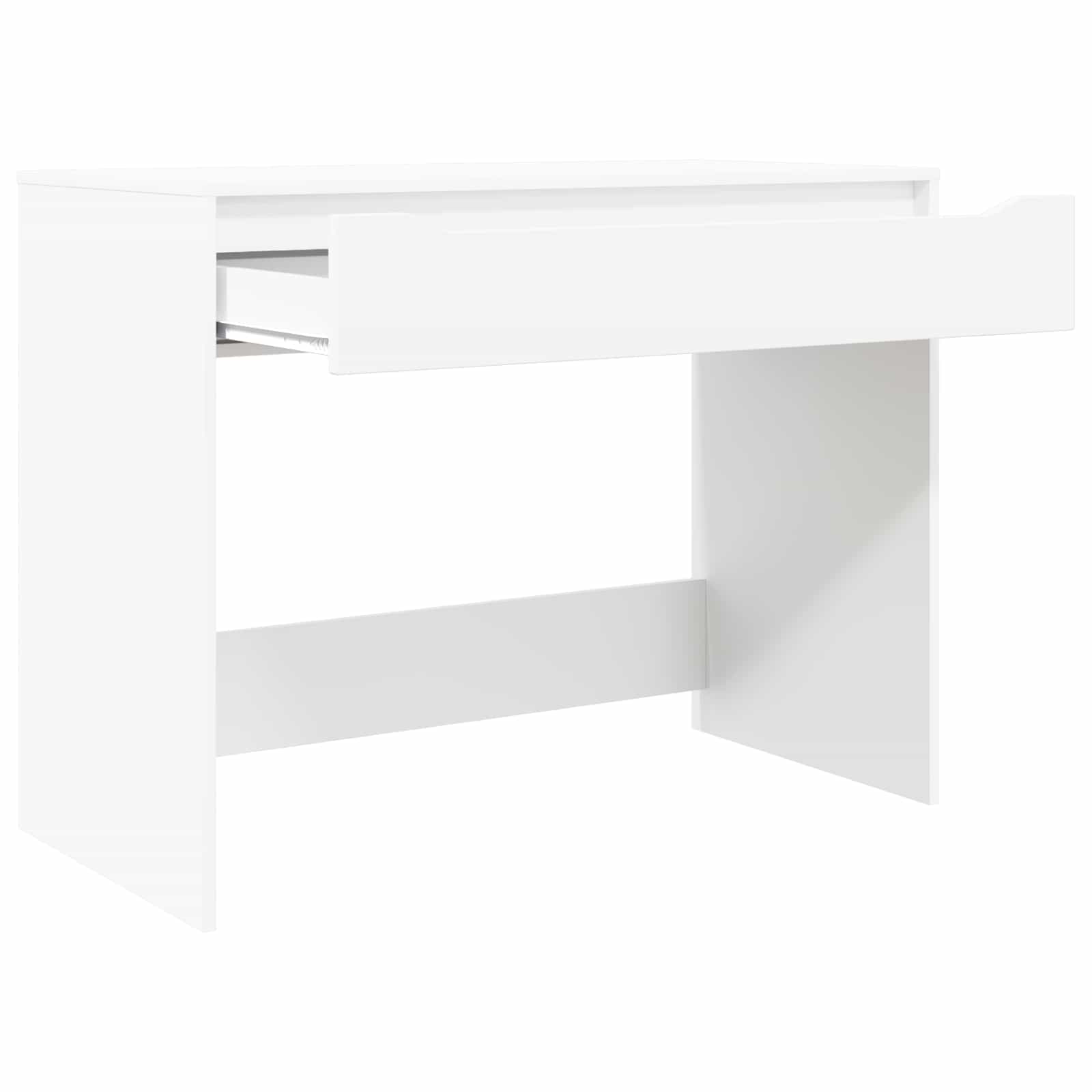 Schreibtisch mit Schubladen Weiß 100 x 50 x 78 cm Holzwerkstoff