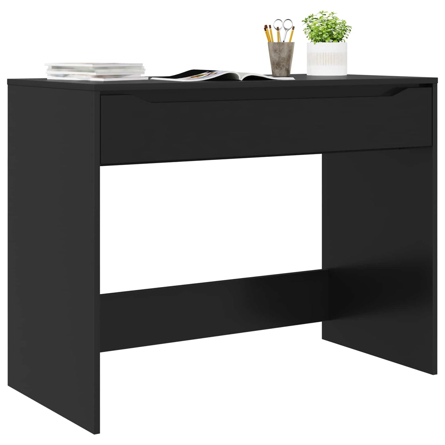 Schreibtisch Schwarz 100 x 50 x 78 cm Holzwerkstoff