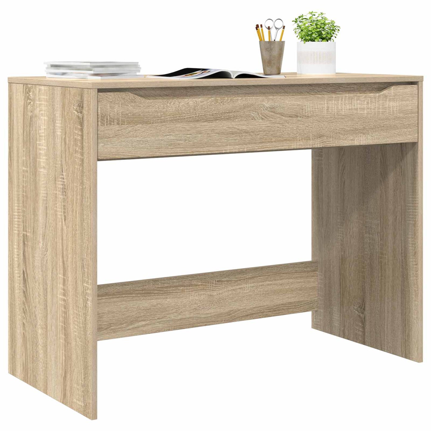 Schreibtisch Sonoma-Eiche 100 x 50 x 78 cm Holzwerkstoff