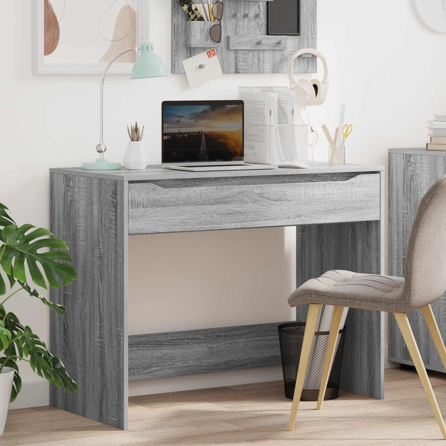 Schreibtisch Graues Sonoma 100 x 50 x 78 cm Holzwerkstoff