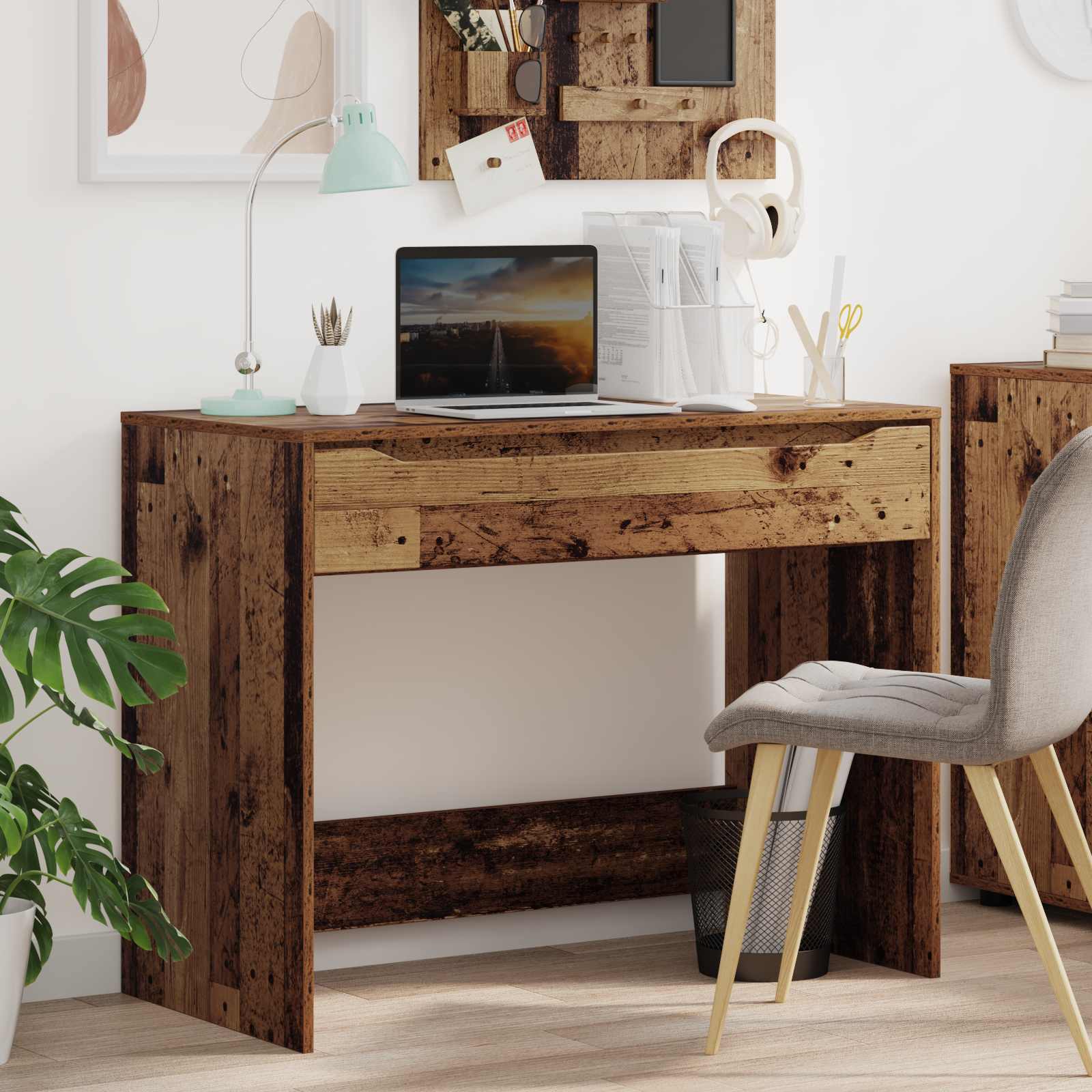 Schreibtisch Altholz 100 x 50 x 78 cm Holzwerkstoff