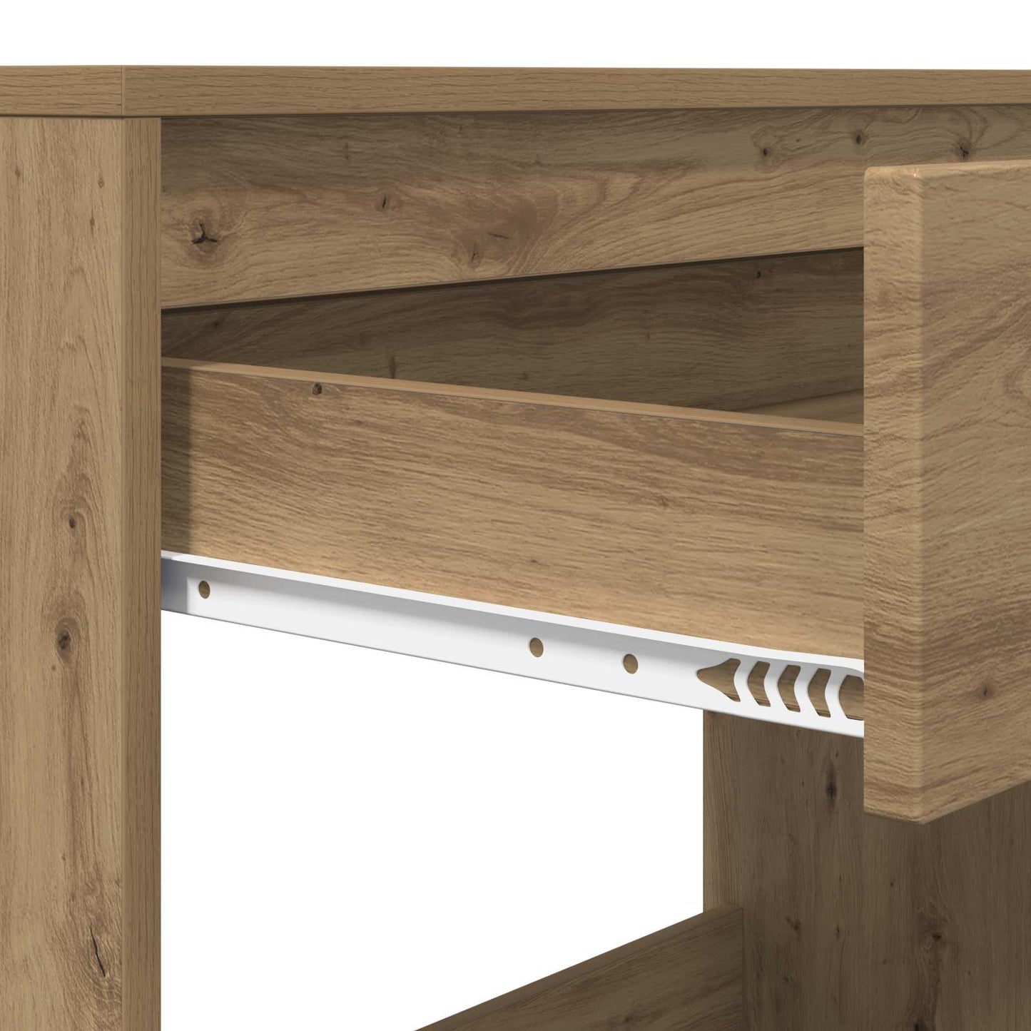 Schreibtisch mit Schublade Artisan-Eiche Holzwerkstoff