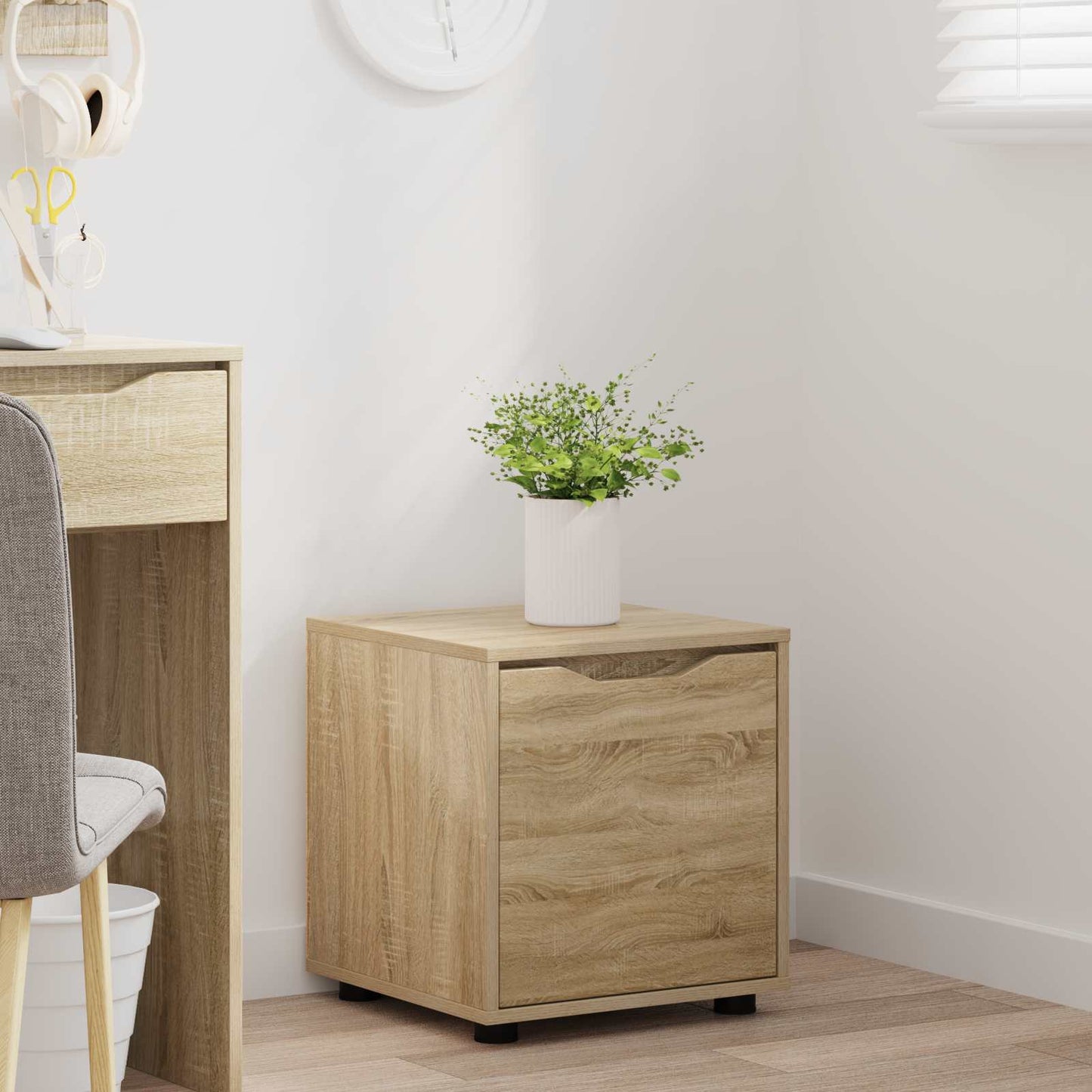 Badezimmerschrank 40,5 x 40 x 44 cm Holzwerkstoff Sonoma-Eiche