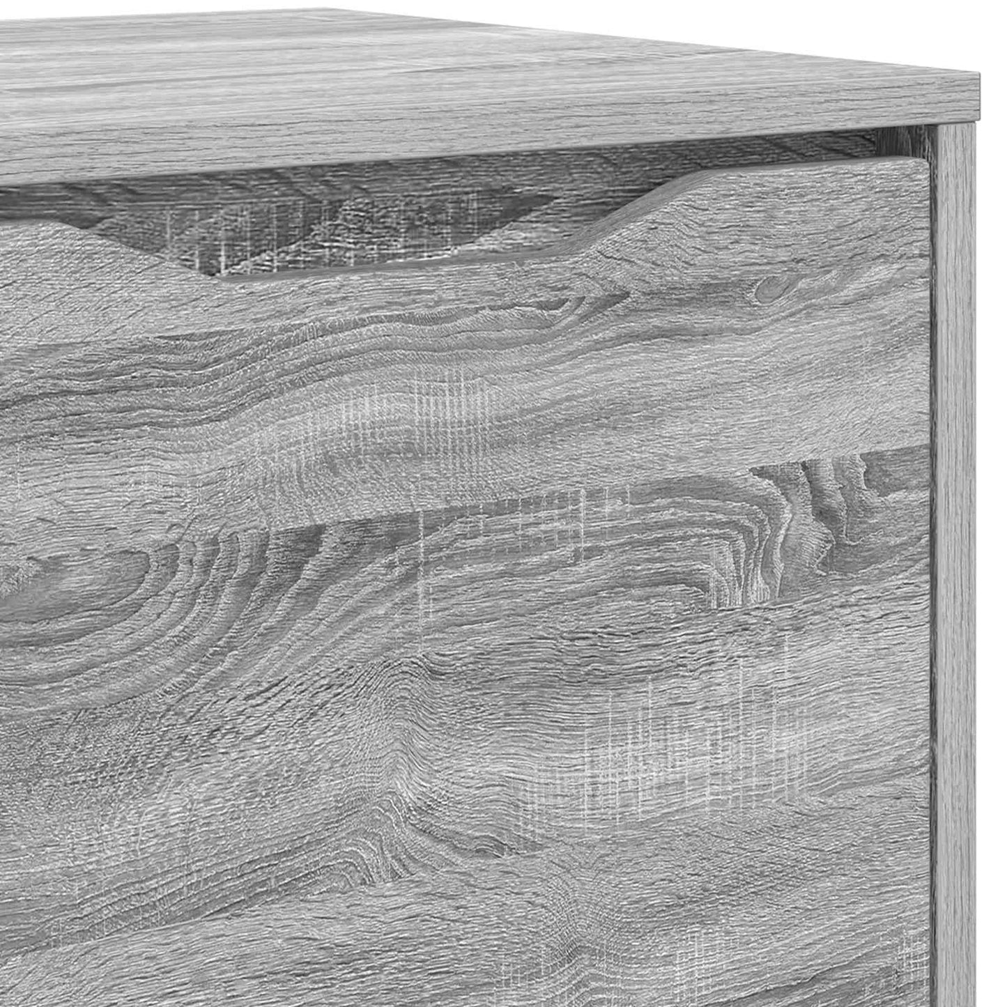Badezimmerschrank 40,5 x 40 x 44 cm Holzwerkstoff Graues Sonoma