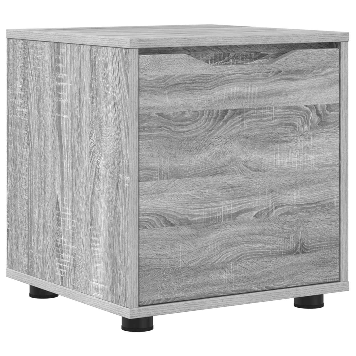 Badezimmerschrank 40,5 x 40 x 44 cm Holzwerkstoff Graues Sonoma