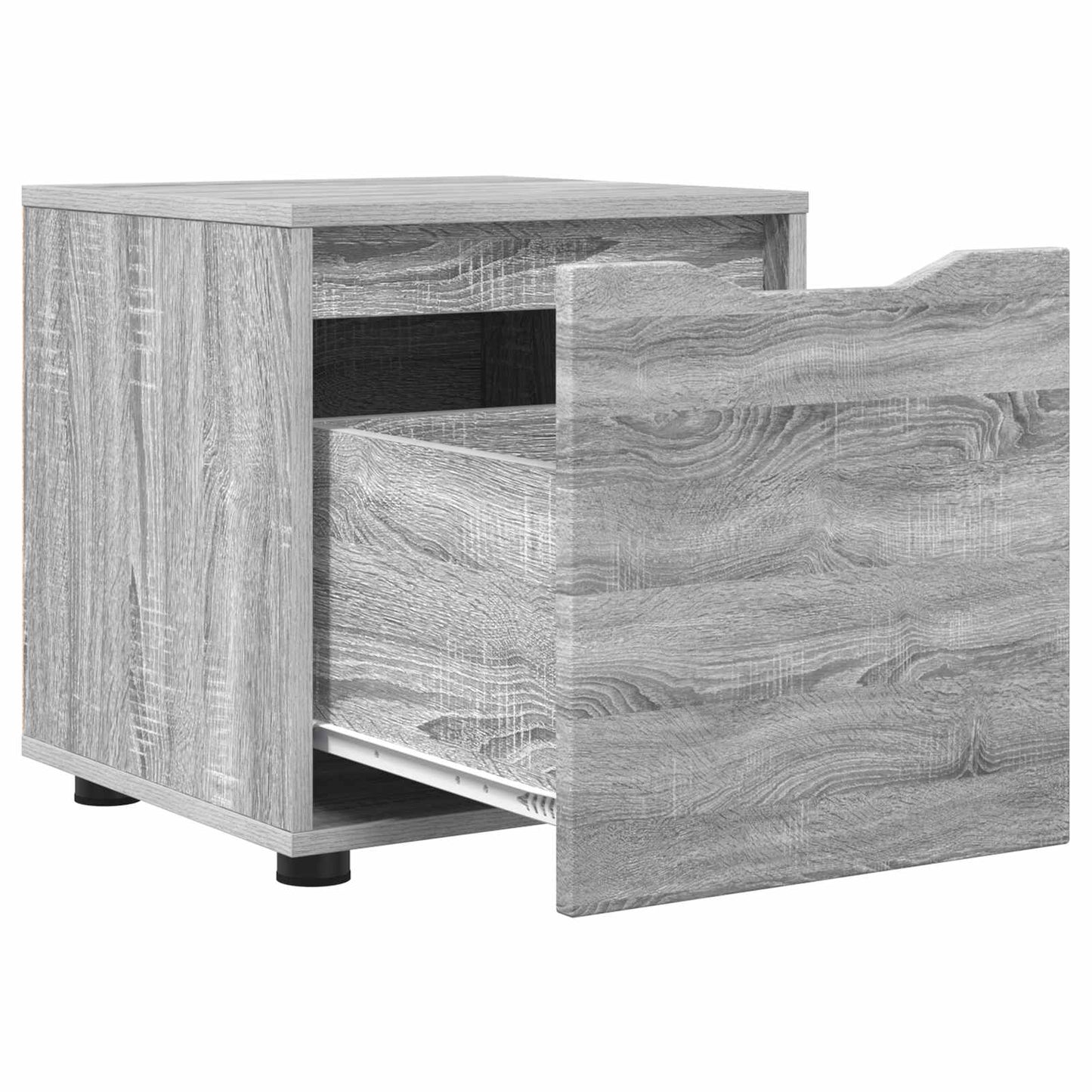 Badezimmerschrank 40,5 x 40 x 44 cm Holzwerkstoff Graues Sonoma
