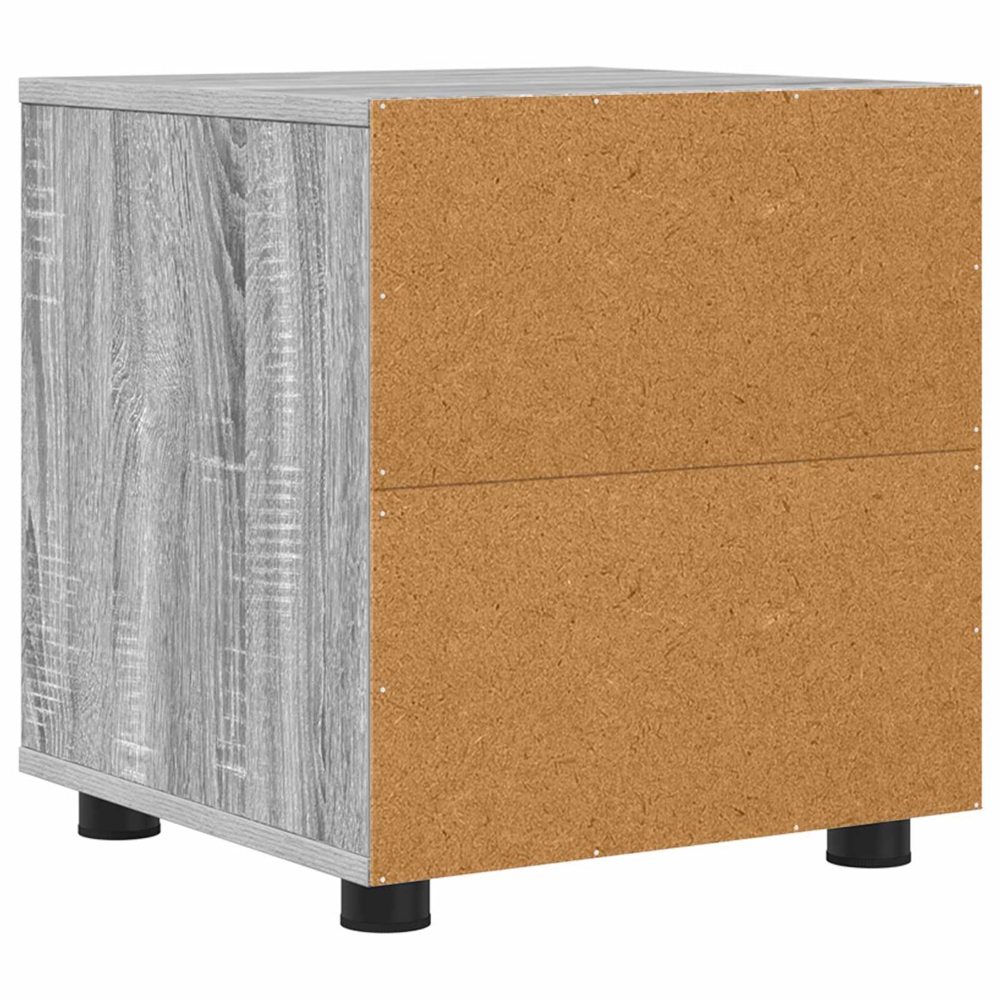 Badezimmerschrank 40,5 x 40 x 44 cm Holzwerkstoff Graues Sonoma