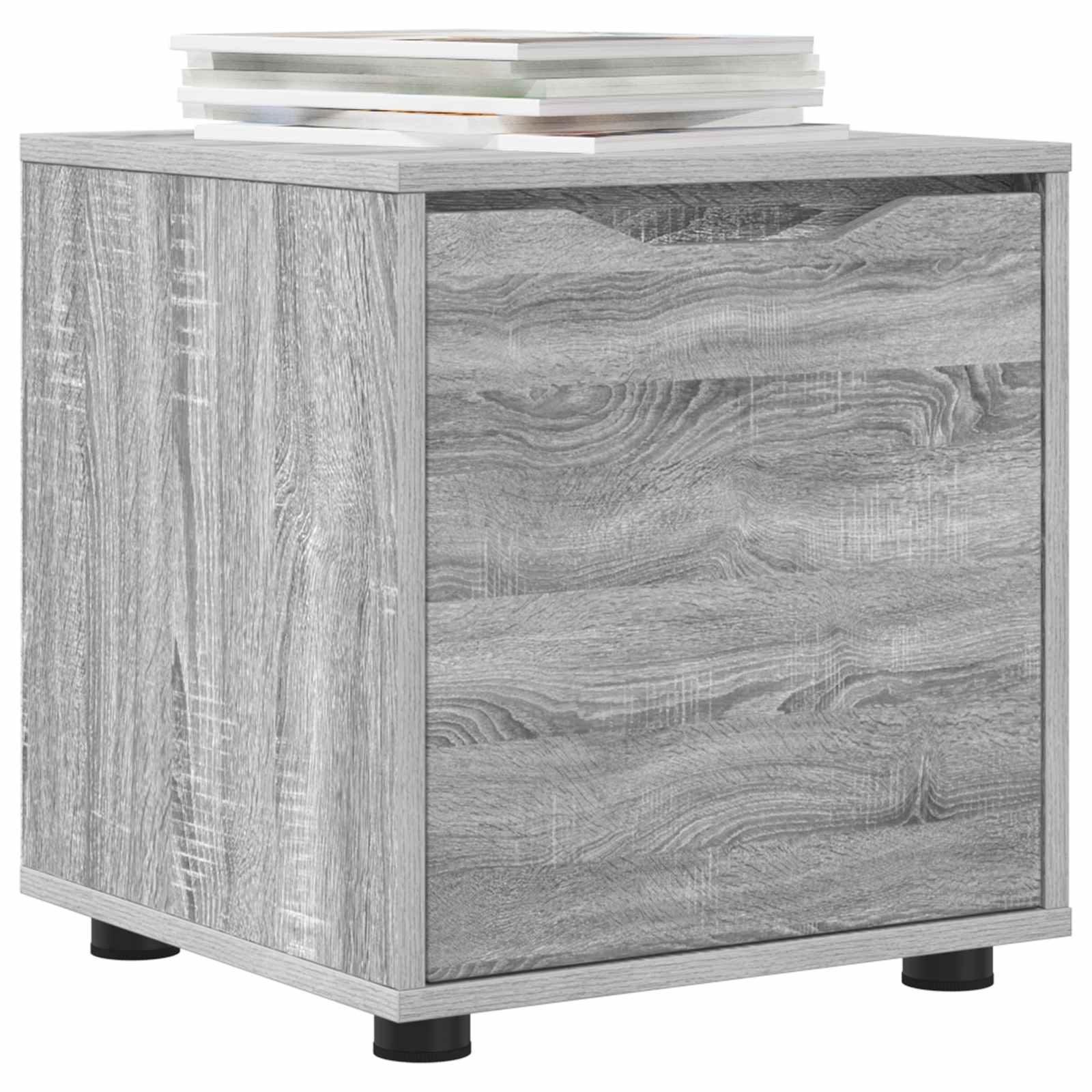 Badezimmerschrank 40,5 x 40 x 44 cm Holzwerkstoff Graues Sonoma