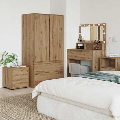 Badezimmerschrank 40,5 x 40 x 44 cm Holzwerkstoff Artisan-Eiche