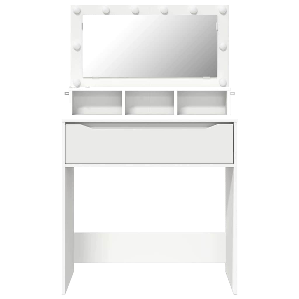 Schlafzimmer-Frisiertische Weiß 80 x 39,6 x 135 cm