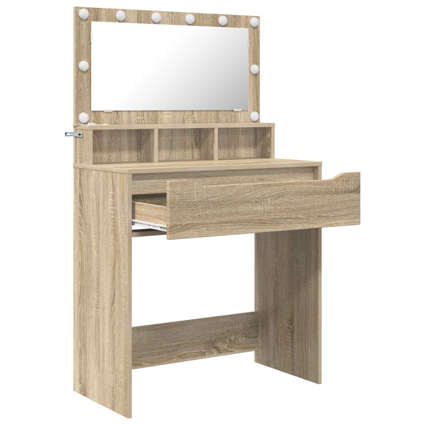 Schlafzimmer-Frisiertische Sonoma-Eiche 80 x 39,6 x 135 cm