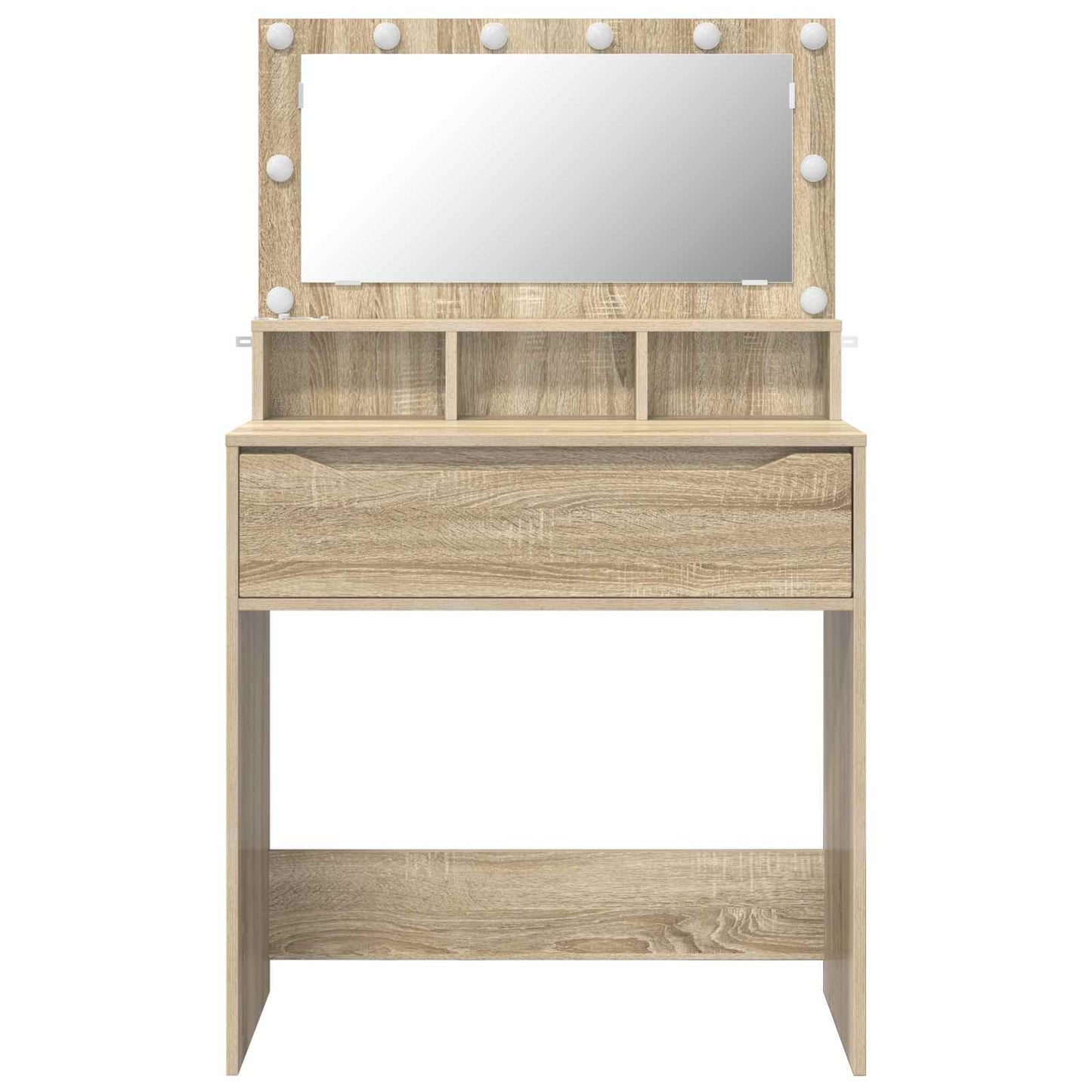Schlafzimmer-Frisiertische Sonoma-Eiche 80 x 39,6 x 135 cm