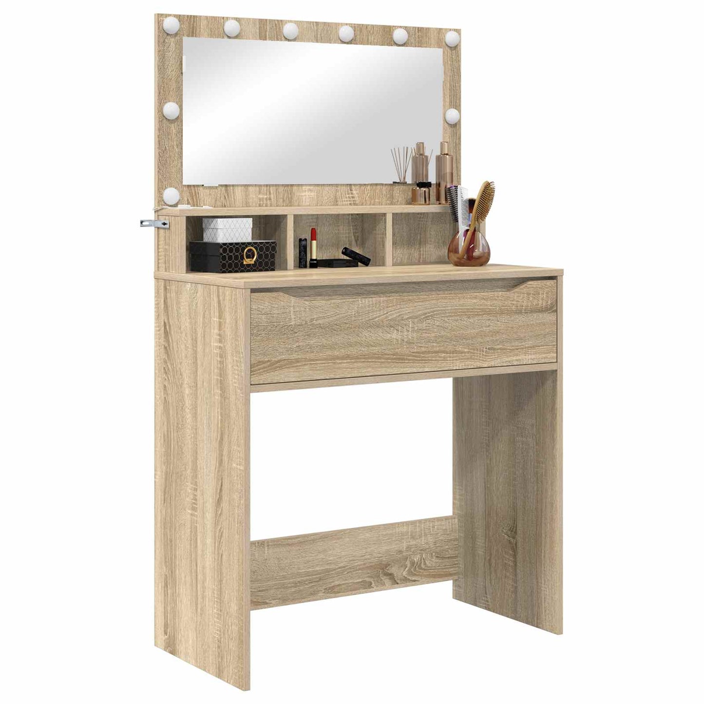 Schlafzimmer-Frisiertische Sonoma-Eiche 80 x 39,6 x 135 cm