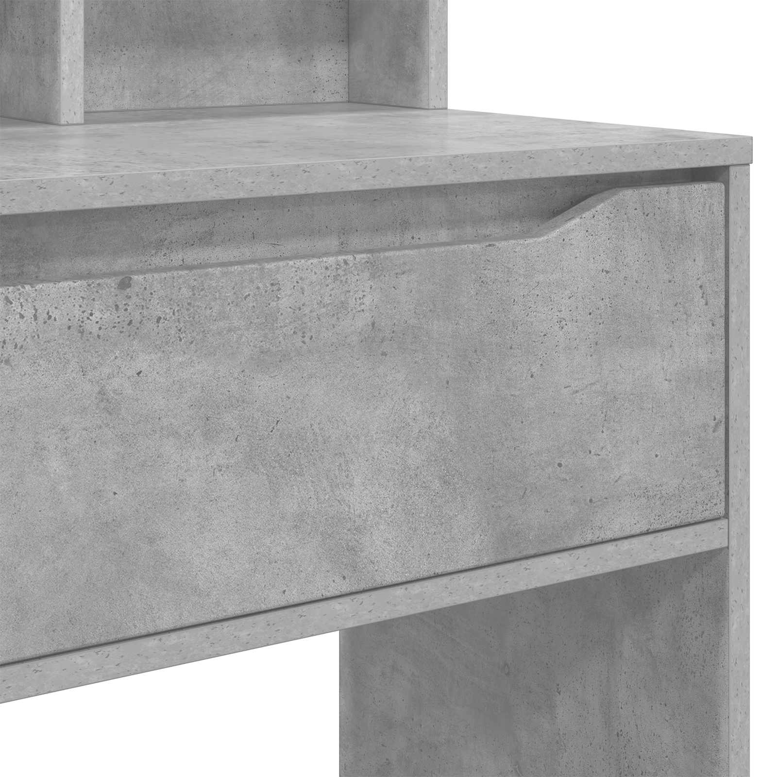 Schlafzimmer-Frisiertische Beton Grau 80 x 39,6 x 135 cm