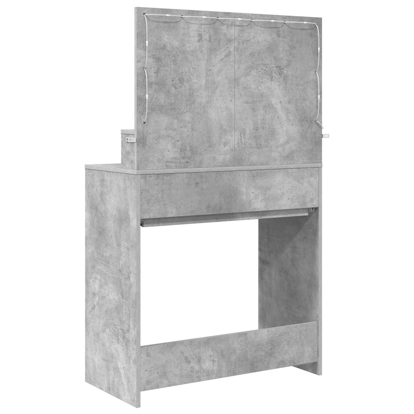 Schlafzimmer-Frisiertische Beton Grau 80 x 39,6 x 135 cm