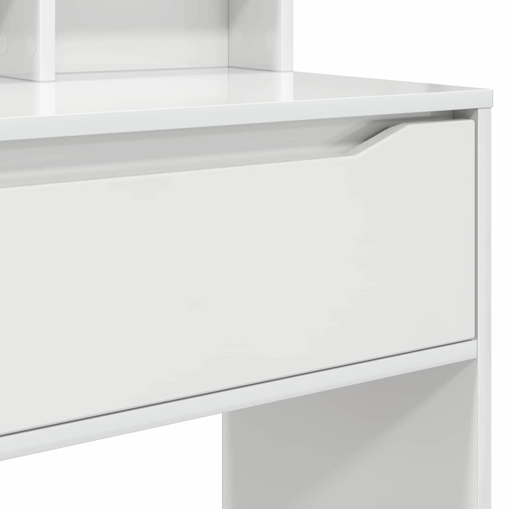 Schlafzimmer-Frisiertische Hochglanz Weiß 80 x 39,6 x 135 cm