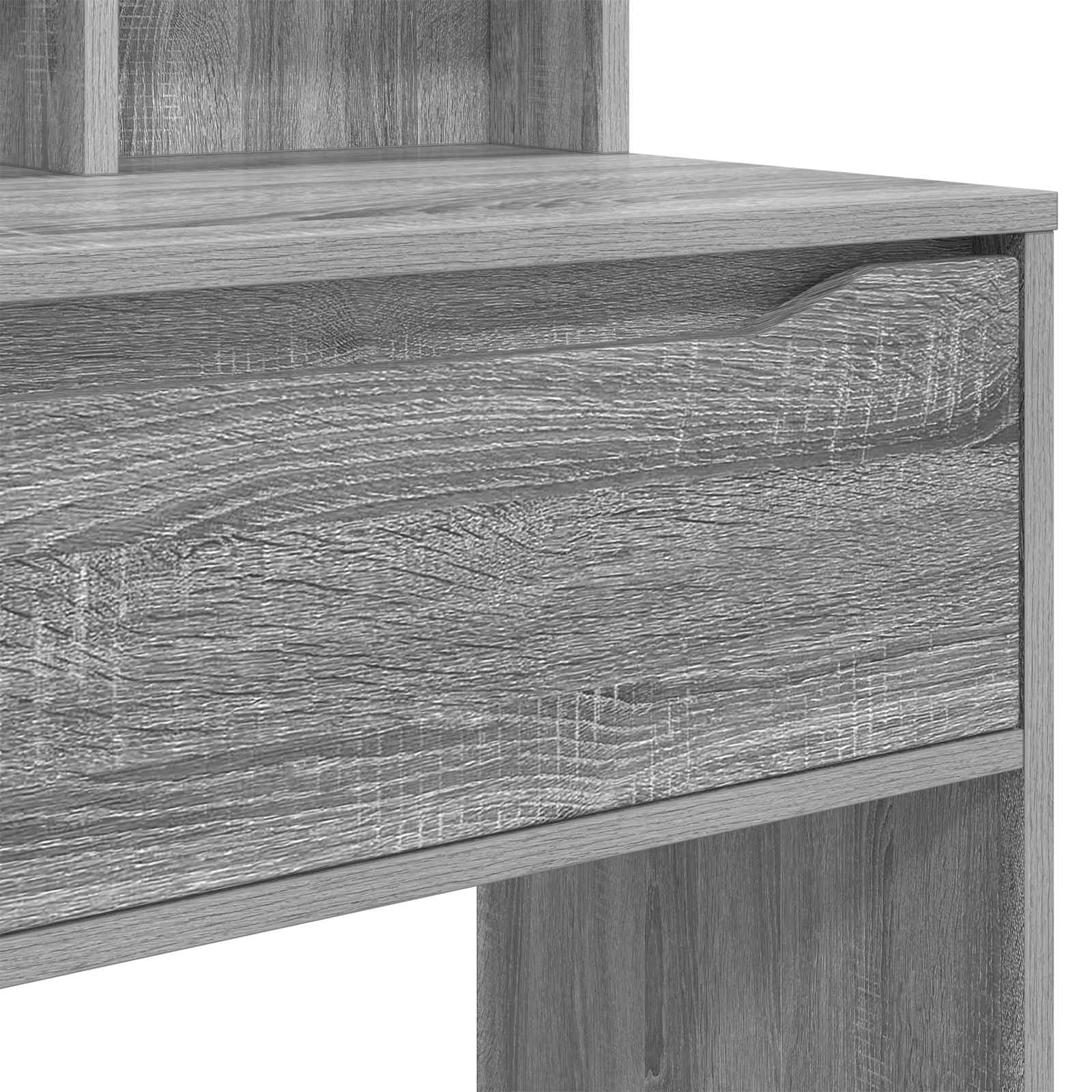 Schlafzimmer-Frisiertische Graues Sonoma 80 x 39,6 x 135 cm