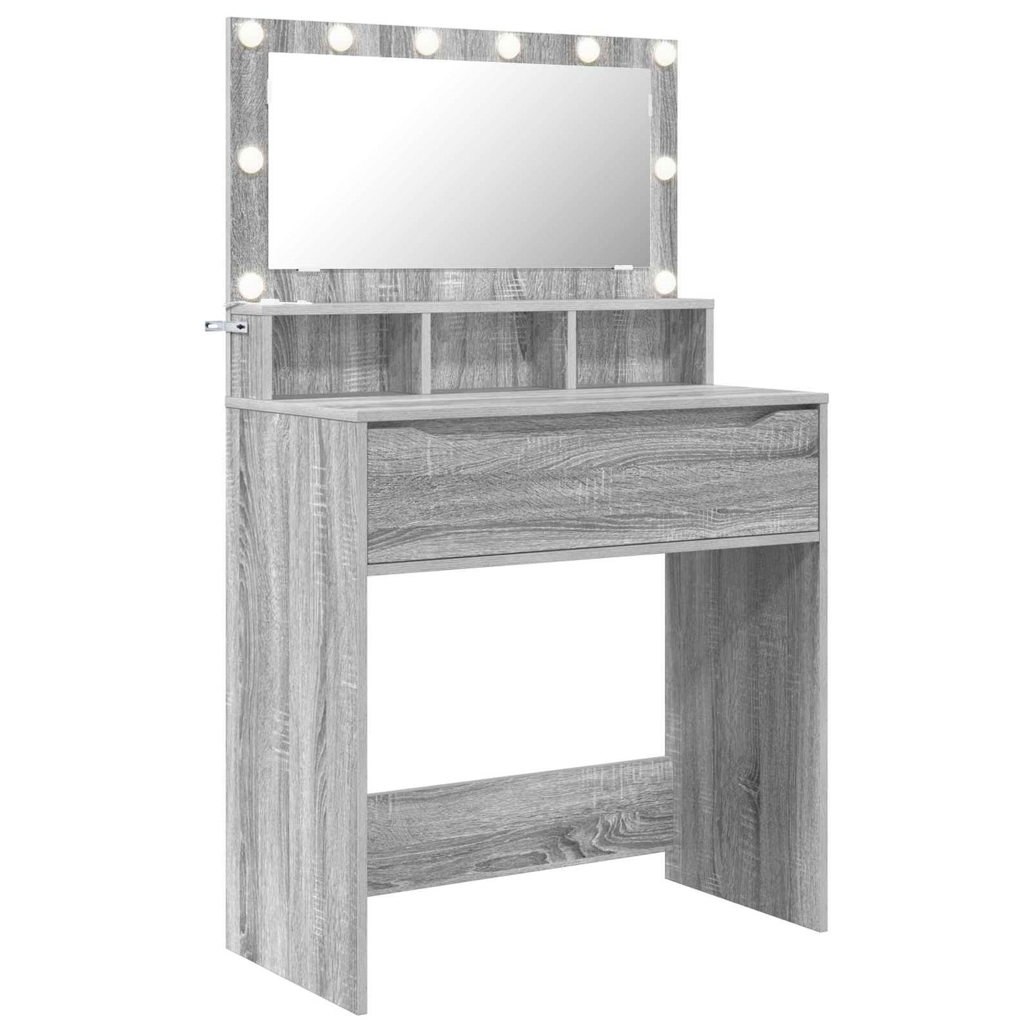 Schlafzimmer-Frisiertische Graues Sonoma 80 x 39,6 x 135 cm