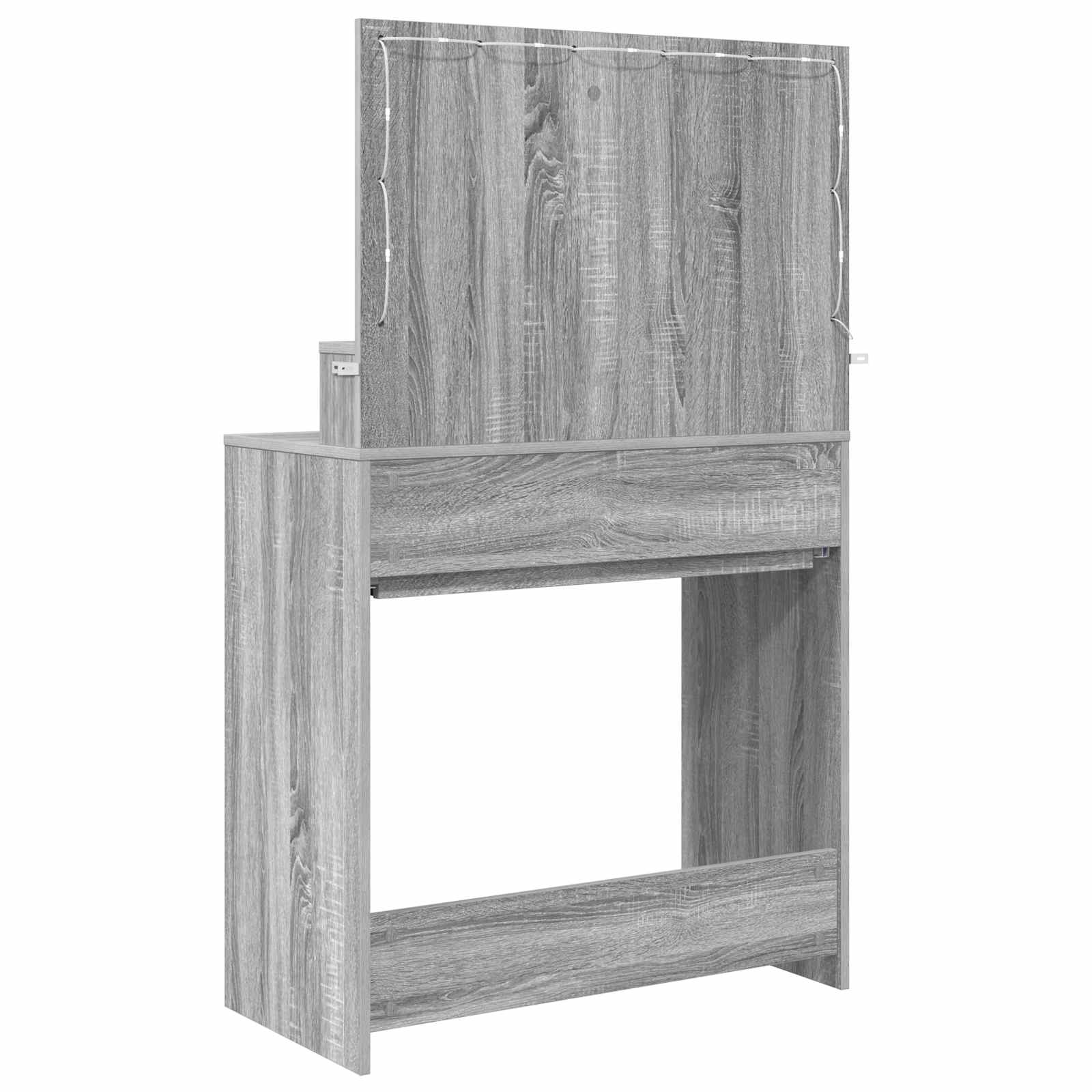 Schlafzimmer-Frisiertische Graues Sonoma 80 x 39,6 x 135 cm