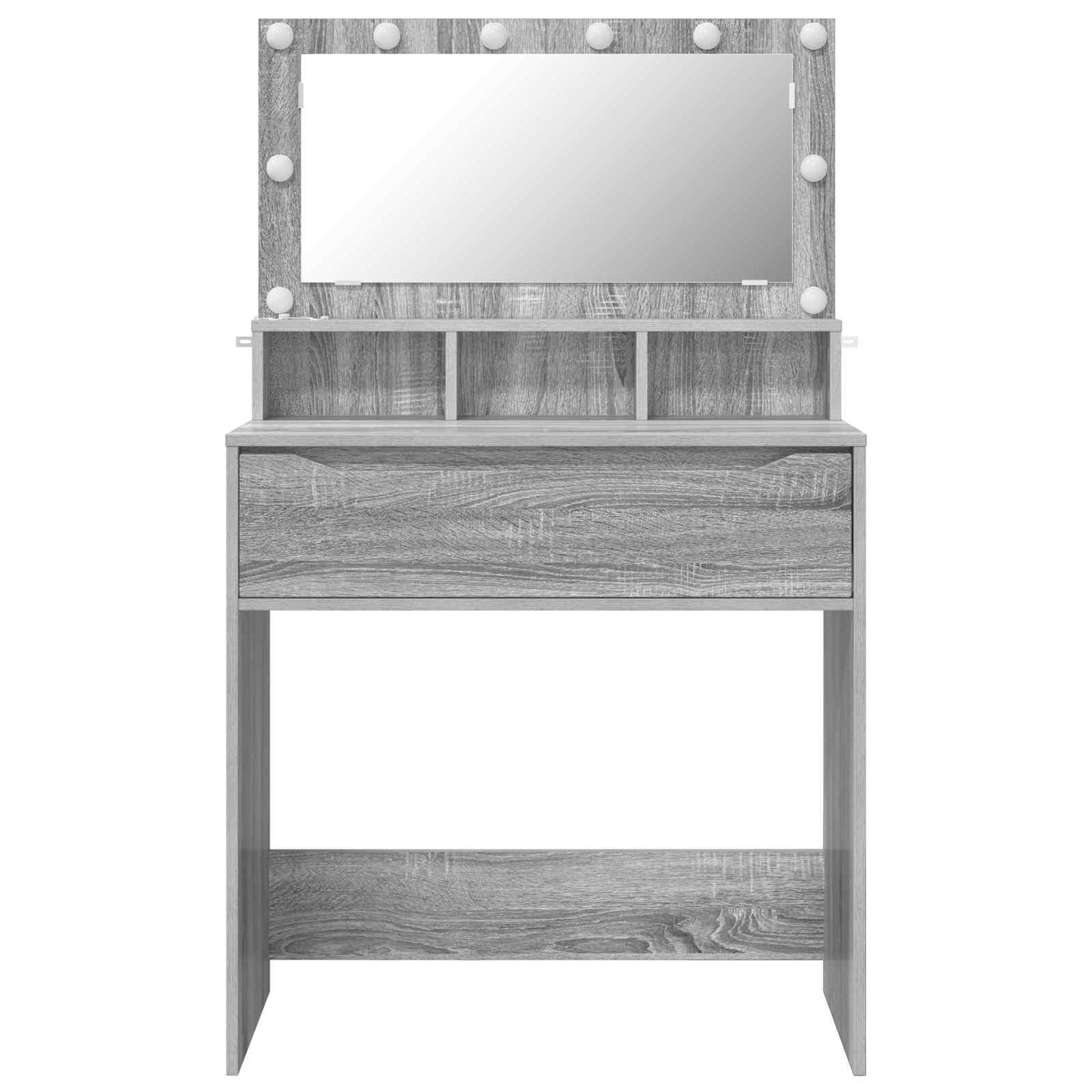 Schlafzimmer-Frisiertische Graues Sonoma 80 x 39,6 x 135 cm