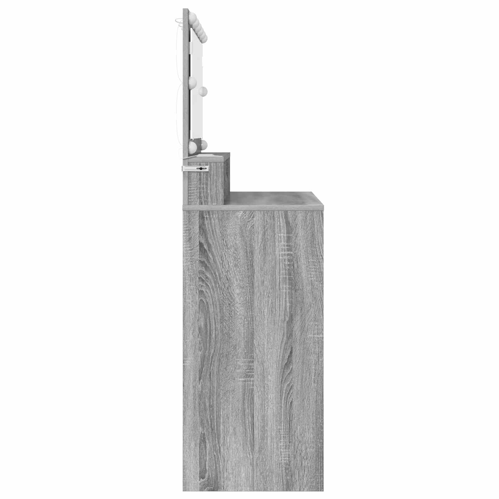 Schlafzimmer-Frisiertische Graues Sonoma 80 x 39,6 x 135 cm