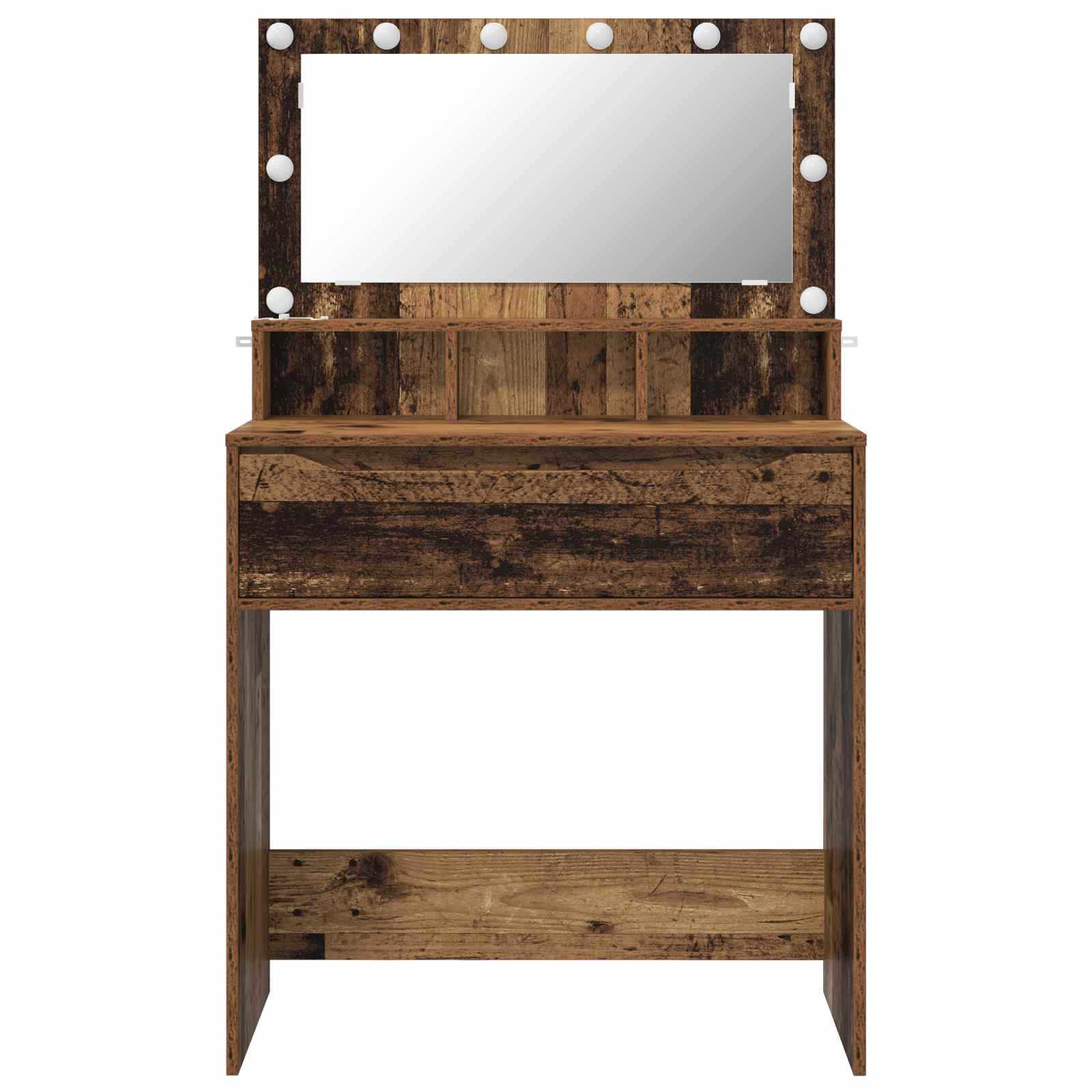 Schlafzimmer-Frisiertische Altholz 80 x 39,6 x 135 cm