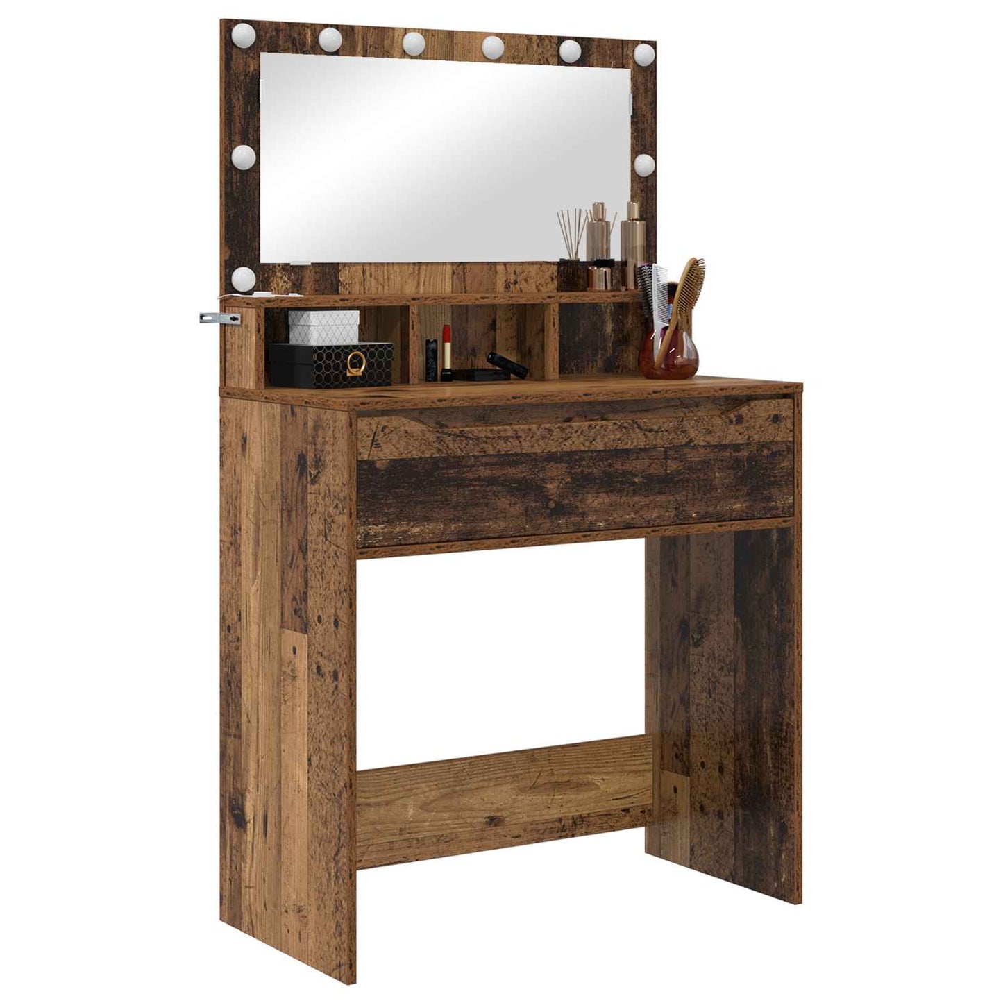 Schlafzimmer-Frisiertische Altholz 80 x 39,6 x 135 cm