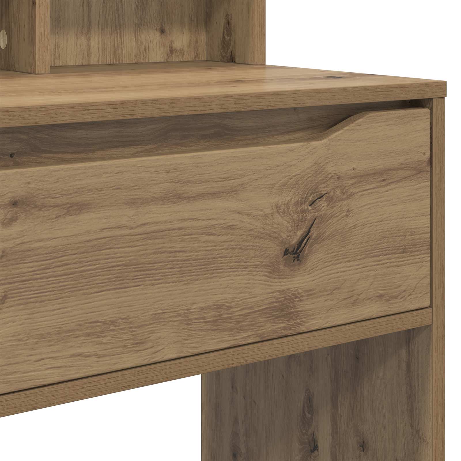 Schlafzimmer-Frisiertische Artisan-Eiche 80 x 39,6 x 135 cm