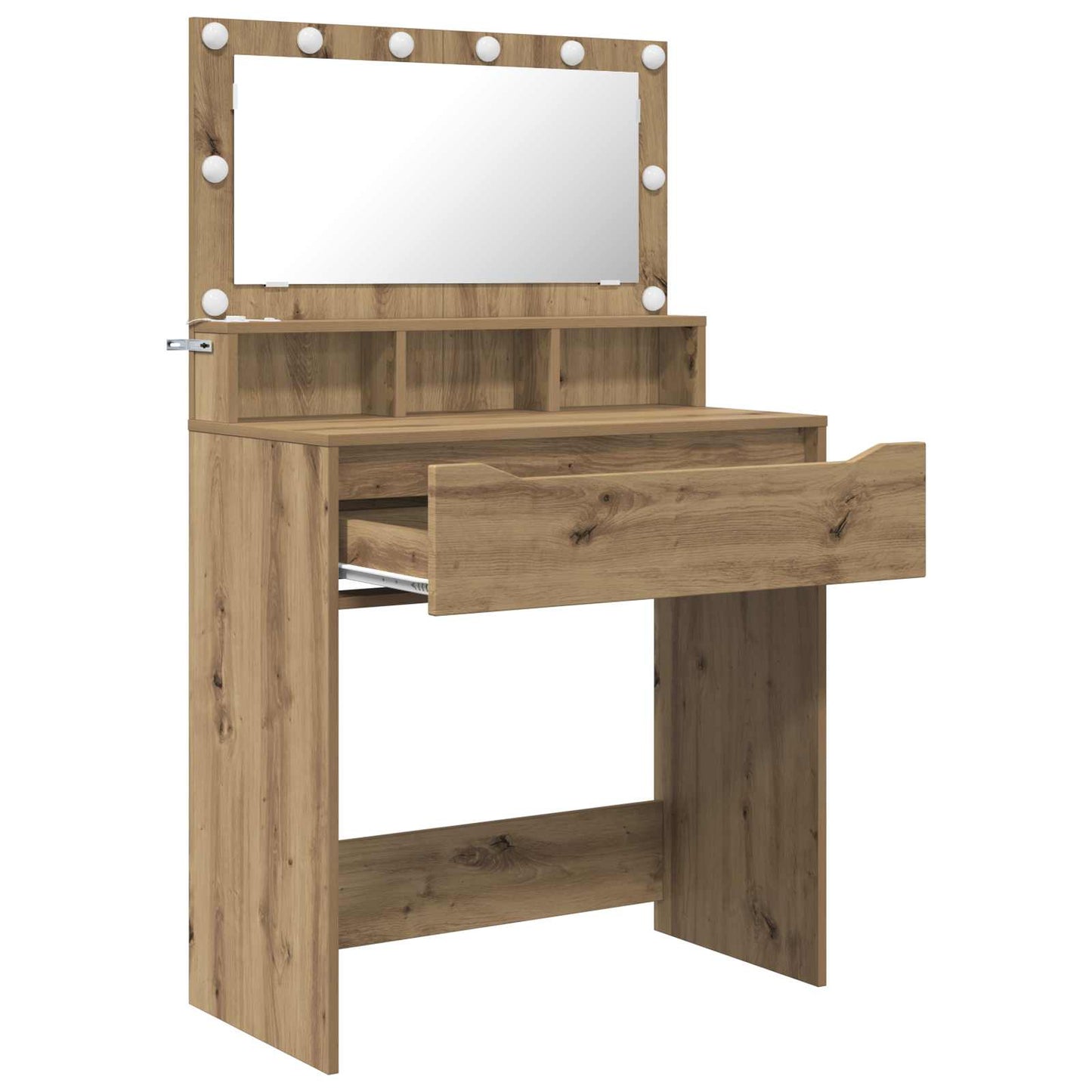 Schlafzimmer-Frisiertische Artisan-Eiche 80 x 39,6 x 135 cm