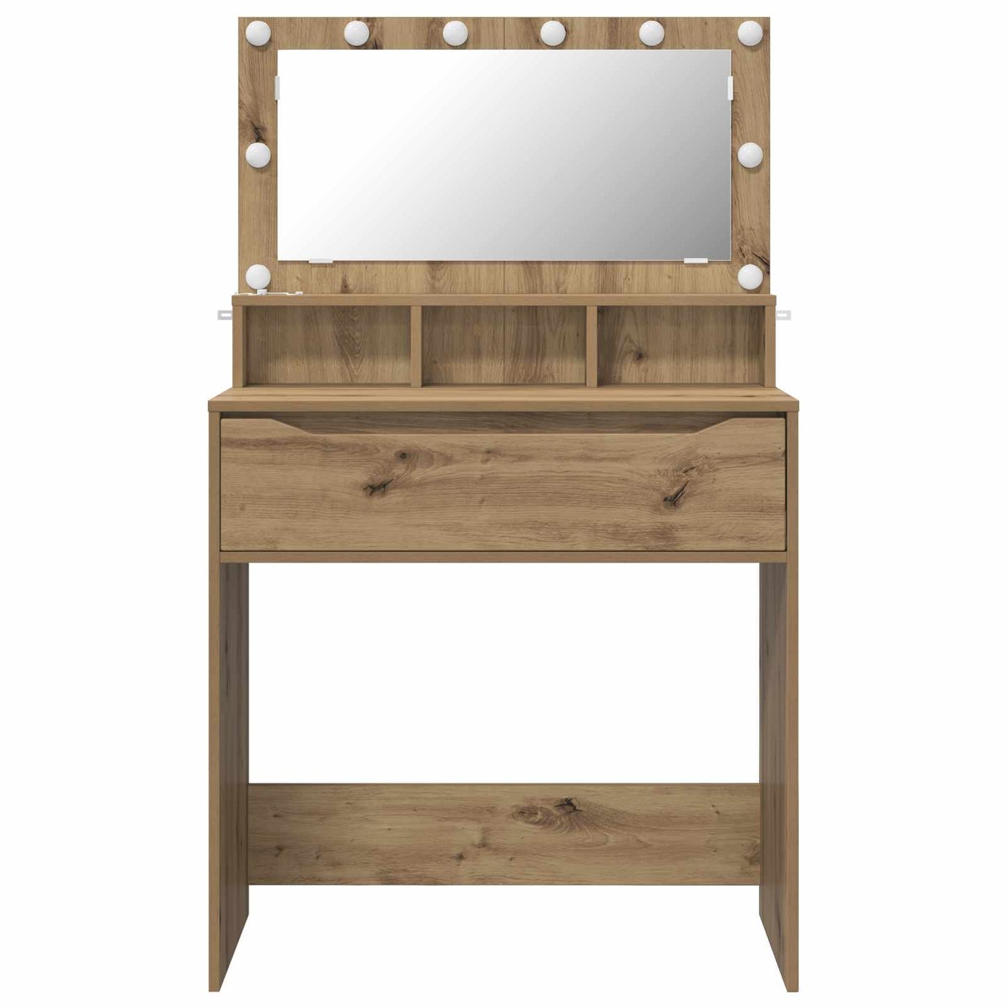 Schlafzimmer-Frisiertische Artisan-Eiche 80 x 39,6 x 135 cm