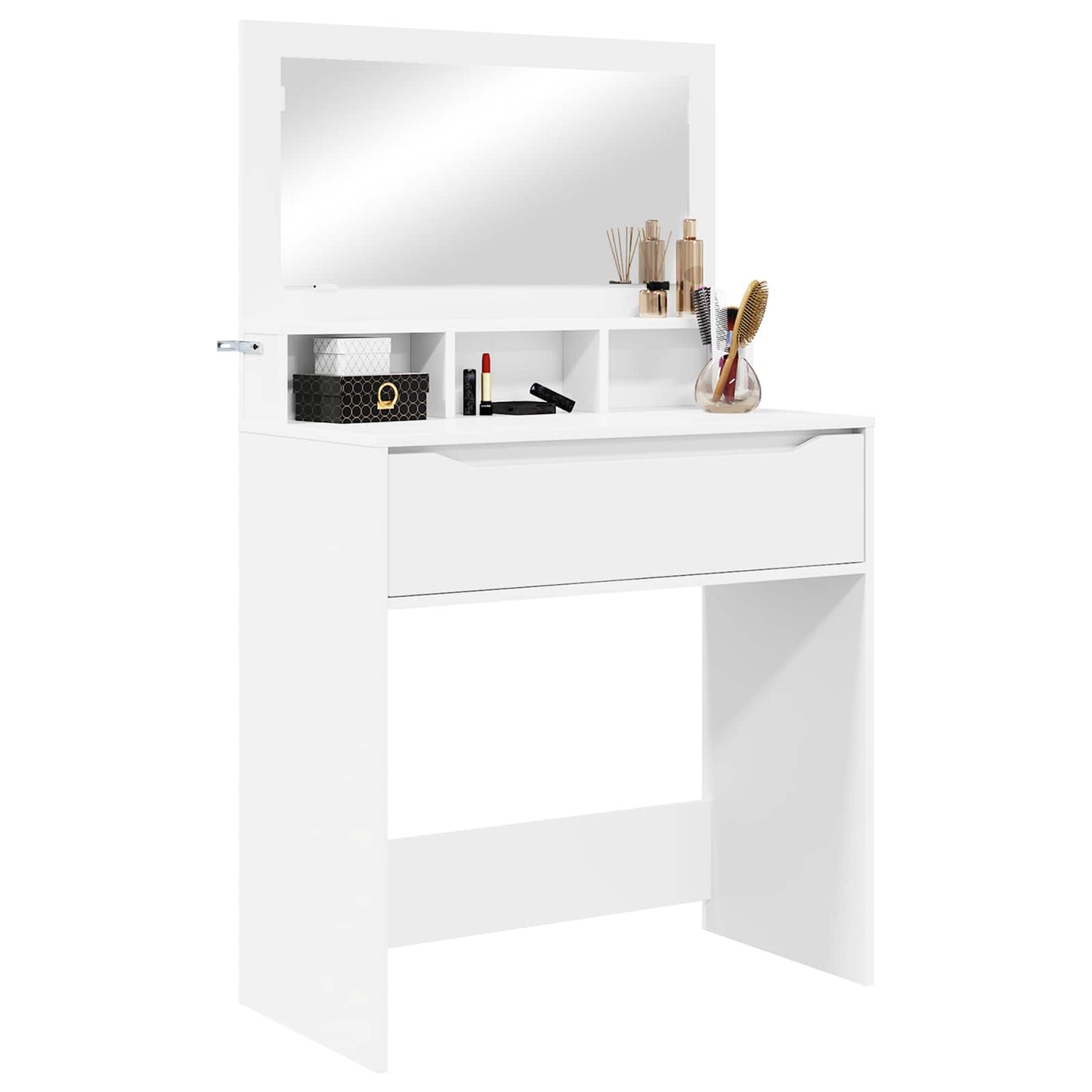 Schlafzimmer-Frisiertische Weiß 80 x 39,6 x 135 cm