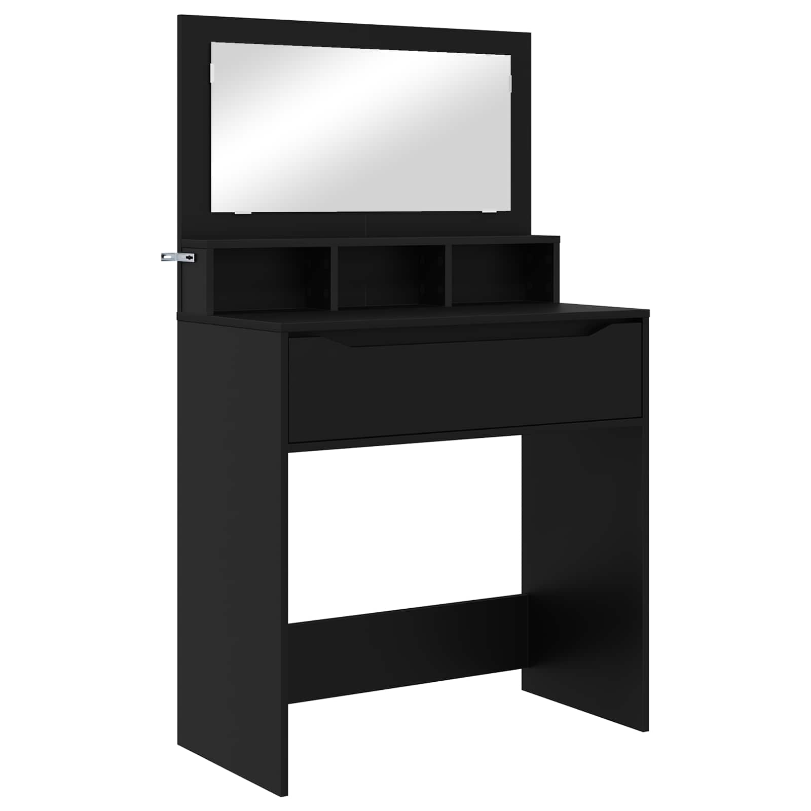Schlafzimmer-Frisiertische Schwarz 80 x 39,6 x 135 cm